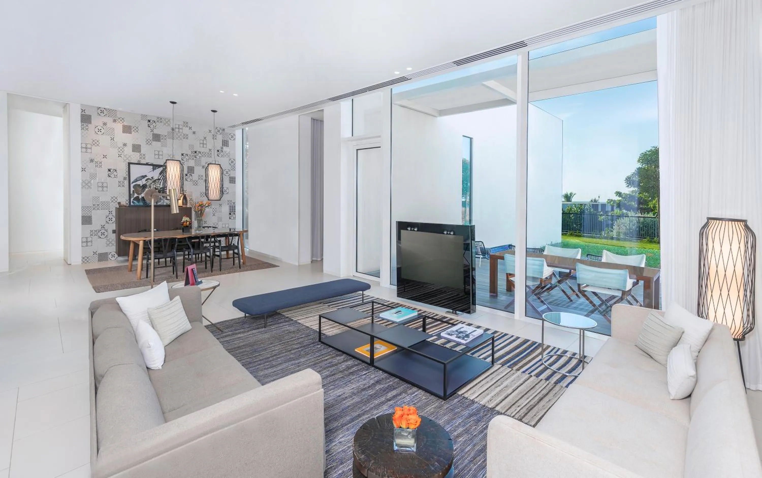 Living room in Al Zorah Beach Resort