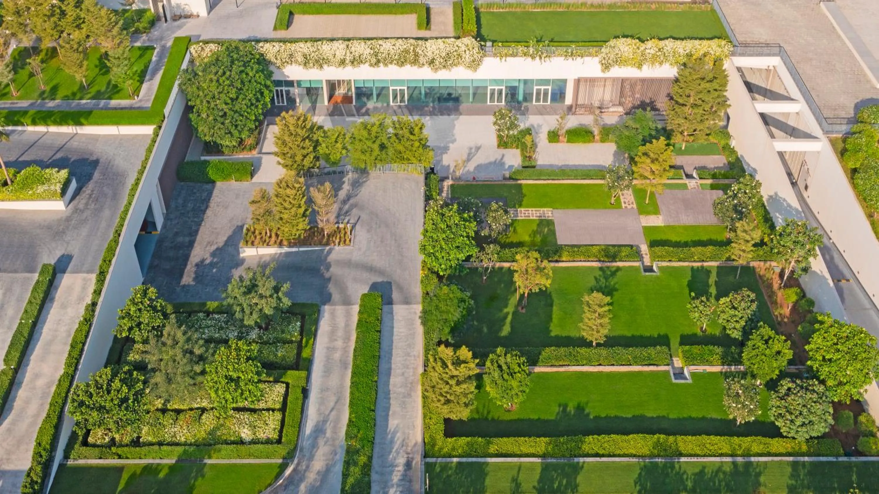 Inner courtyard view in Al Zorah Beach Resort