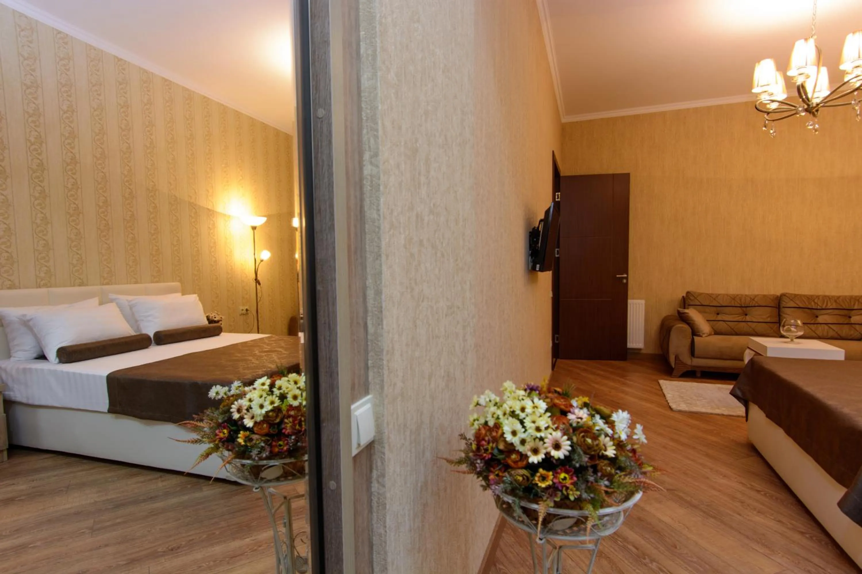 Photo of the whole room, Bed in Dat Exx Apartments on Marjanishvili