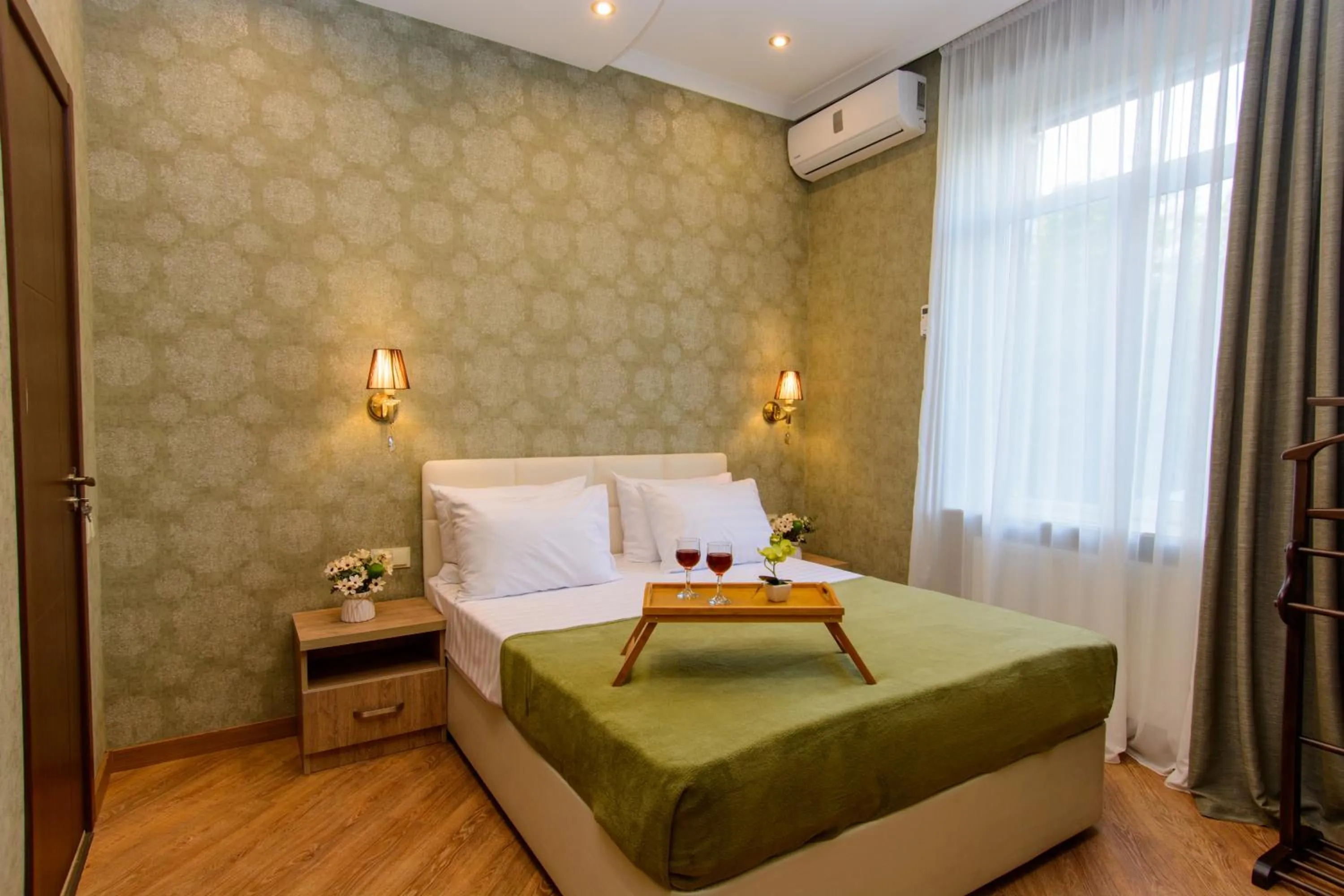 Bedroom, Bed in Dat Exx Apartments on Marjanishvili