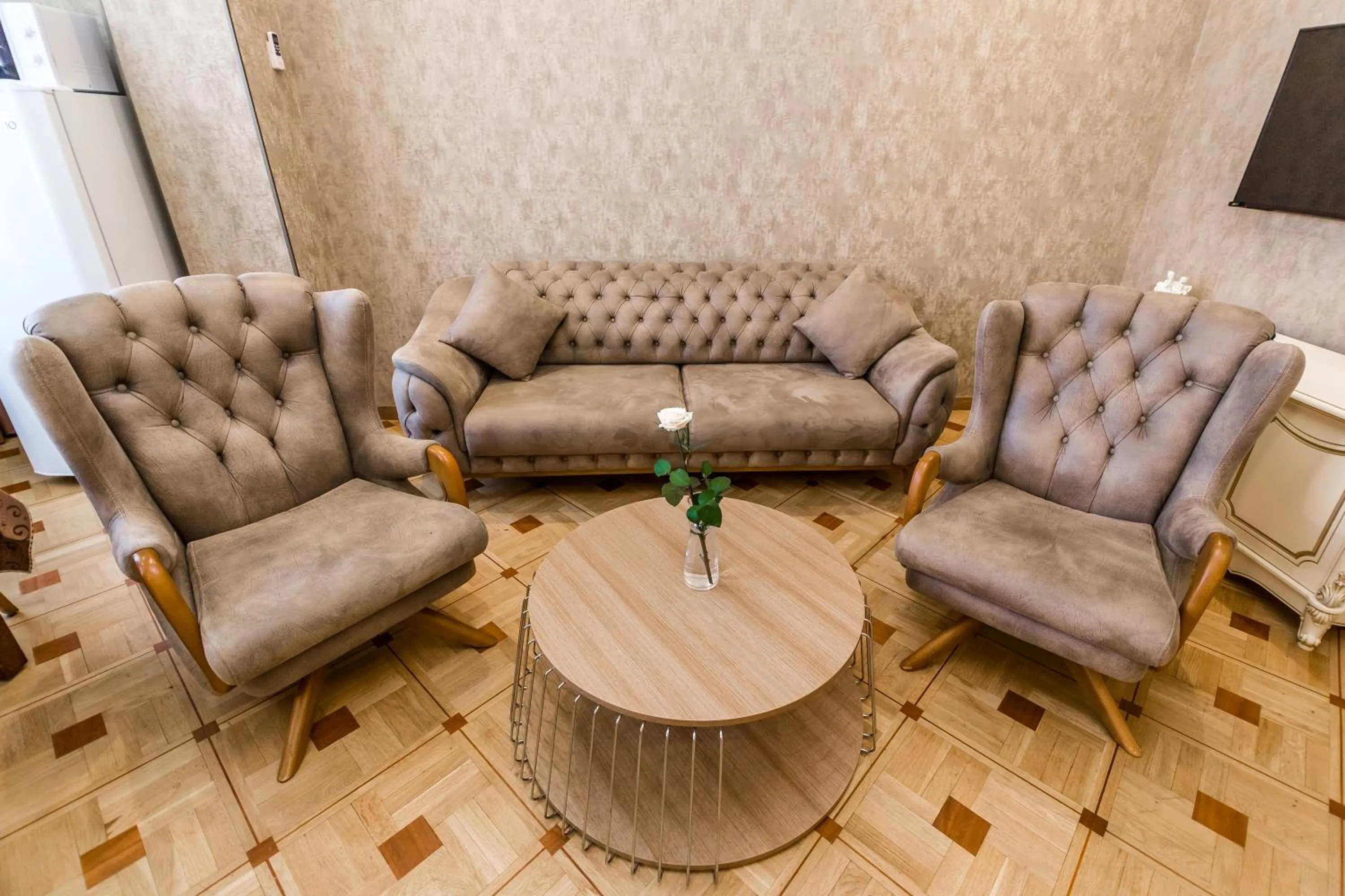 Living room in Dat Exx Apartments on Marjanishvili