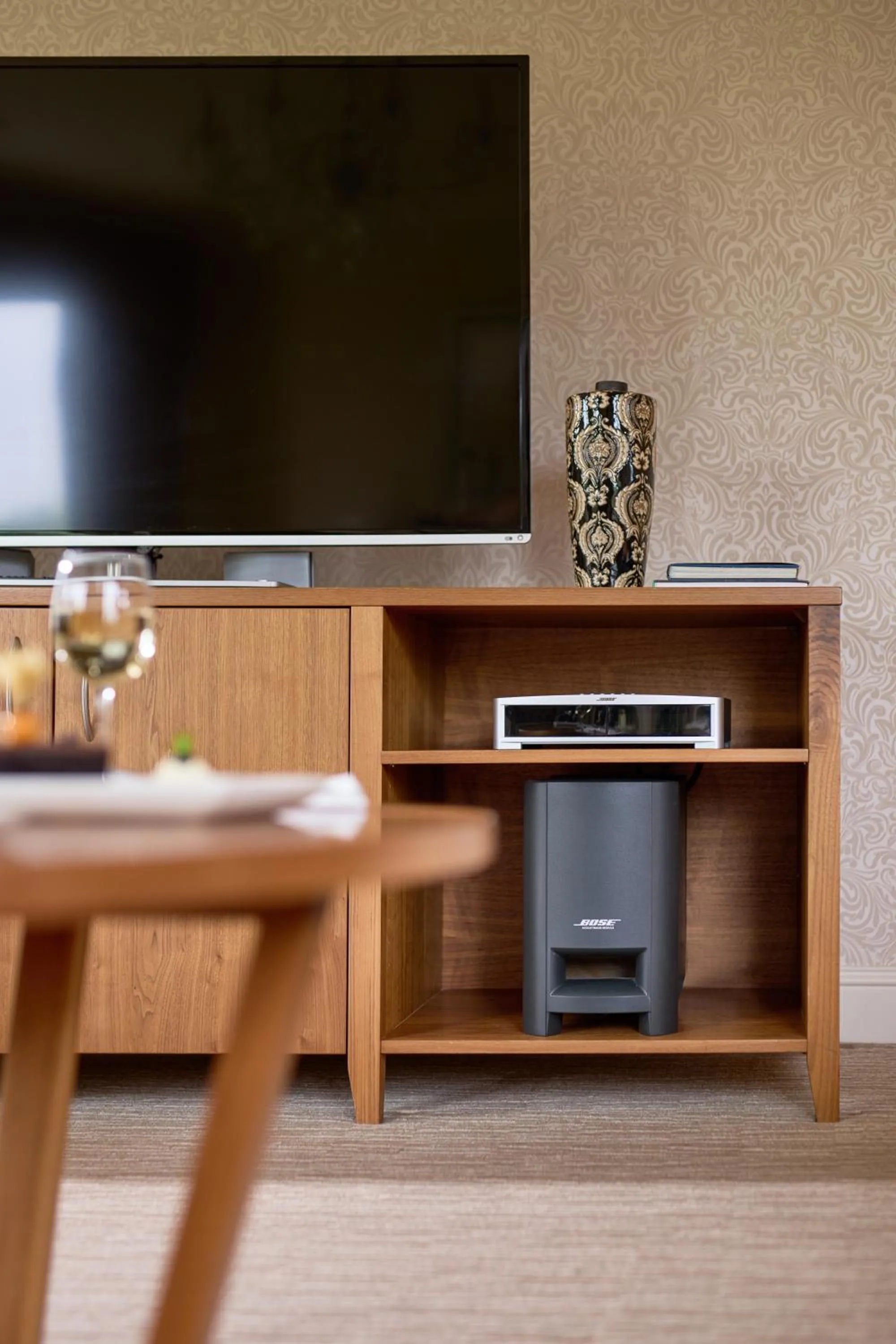 Communal lounge/ TV room in The Inn at Dromoland