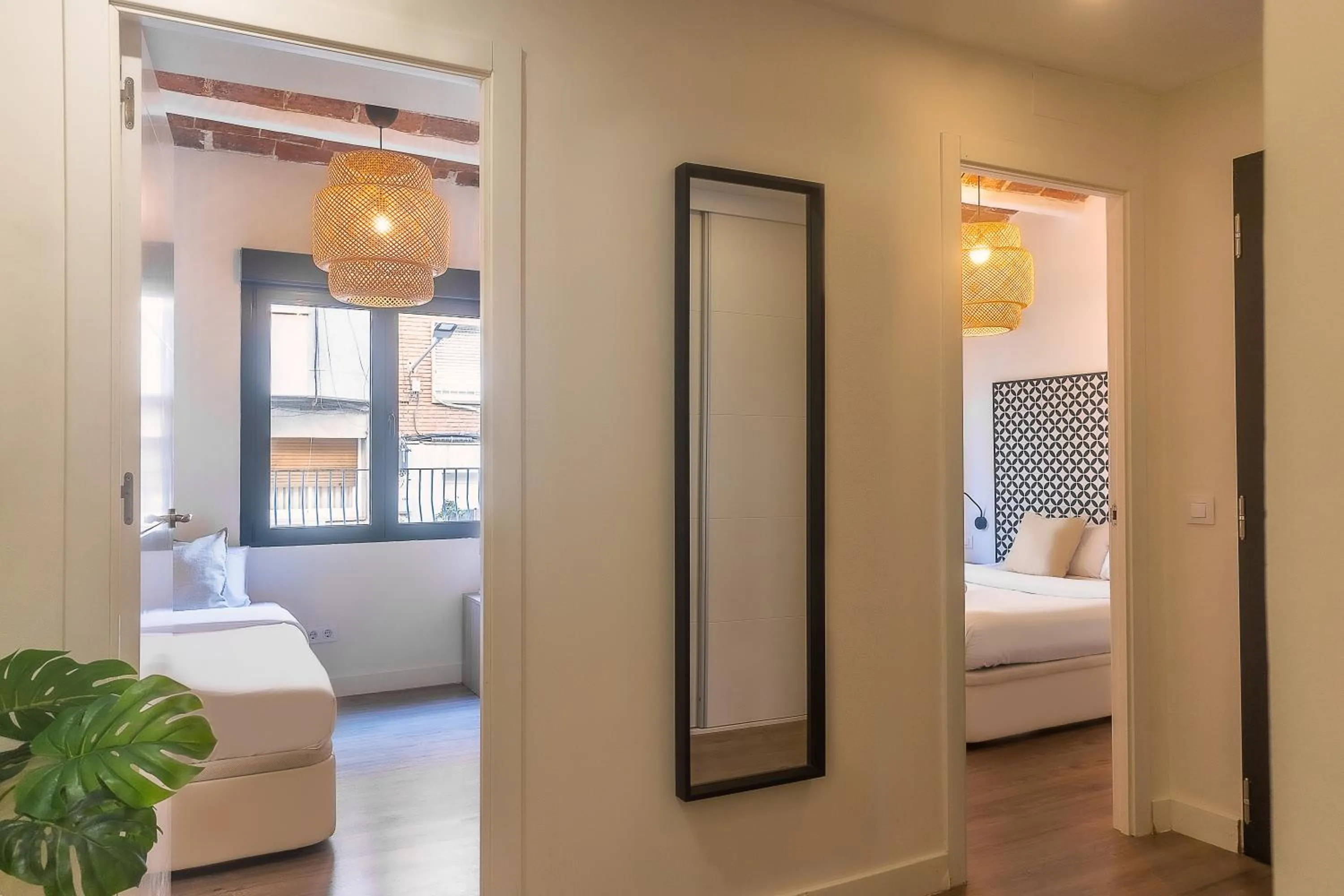 Bedroom, Bed in Modern Catalan Apartments by Olala Homes