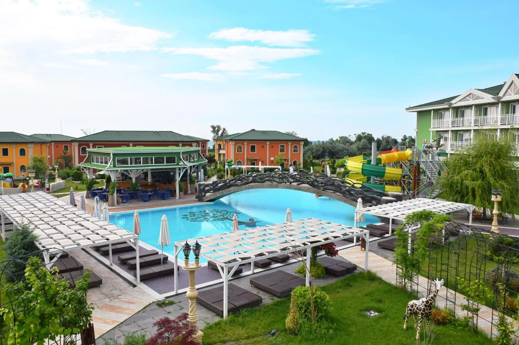 Pool view in ECO Therma Village - Mineral Pool & SPA & All Inclusive