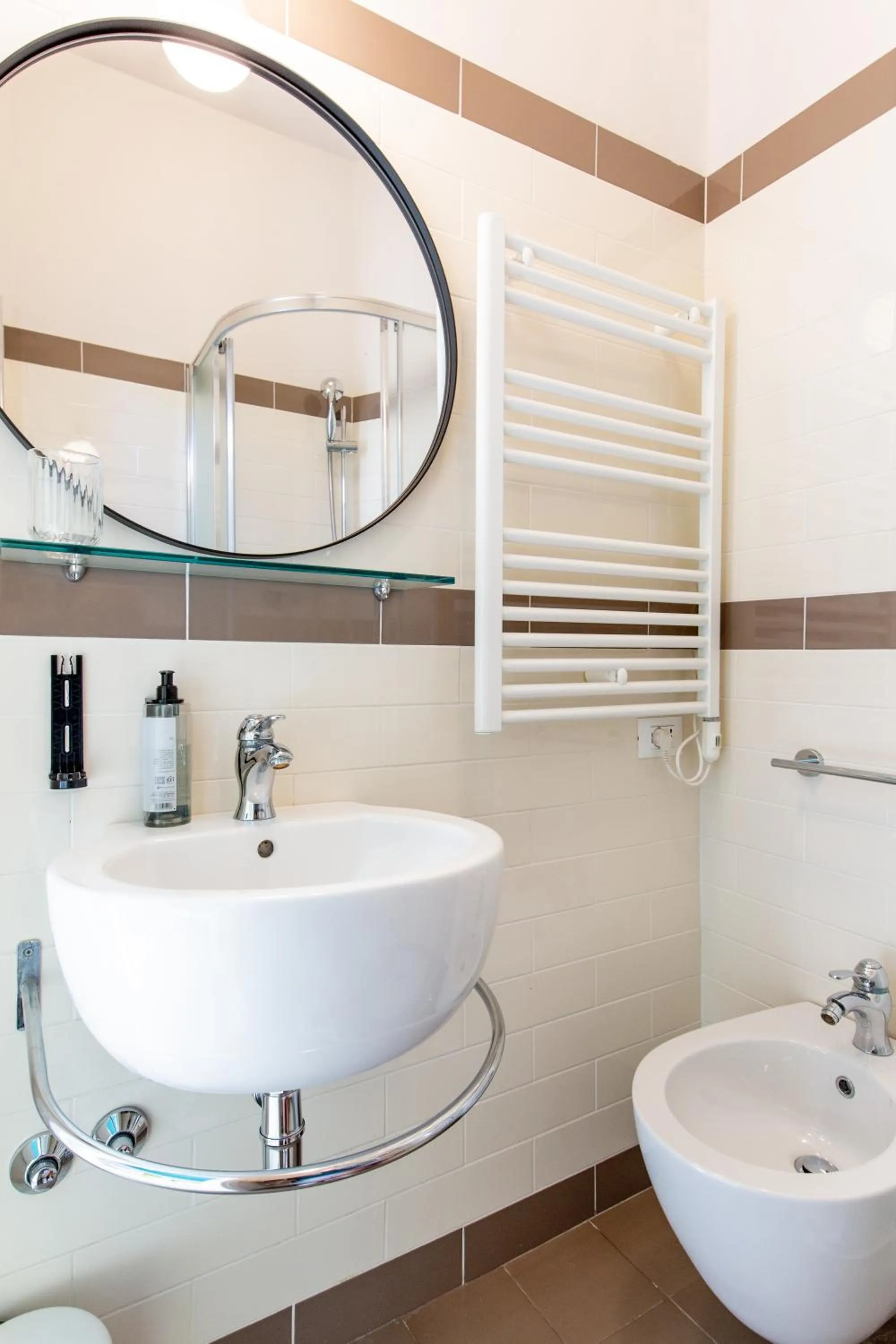 Shower in Hotel Belvedere Rimini