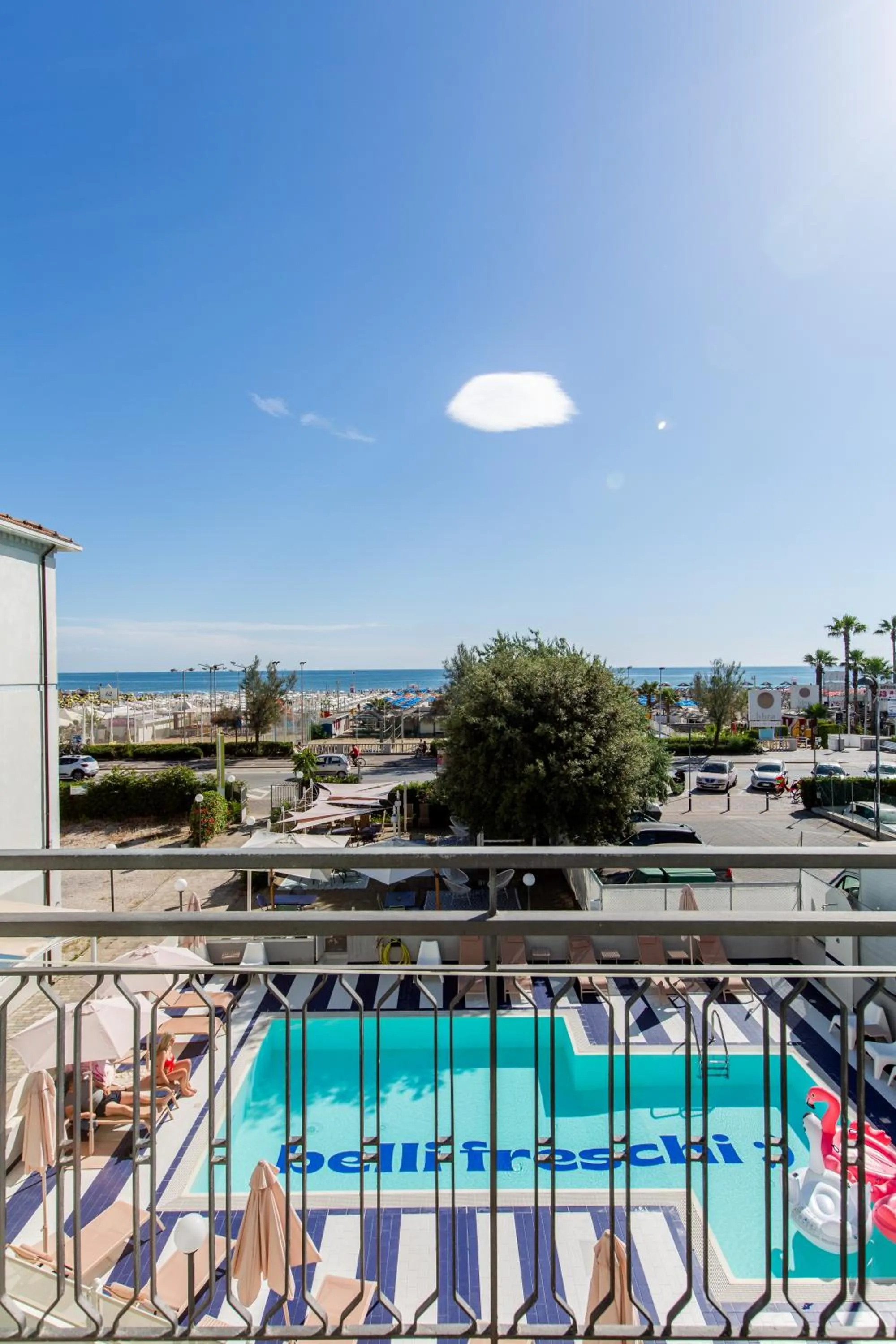 Balcony/Terrace in Hotel Belvedere Rimini
