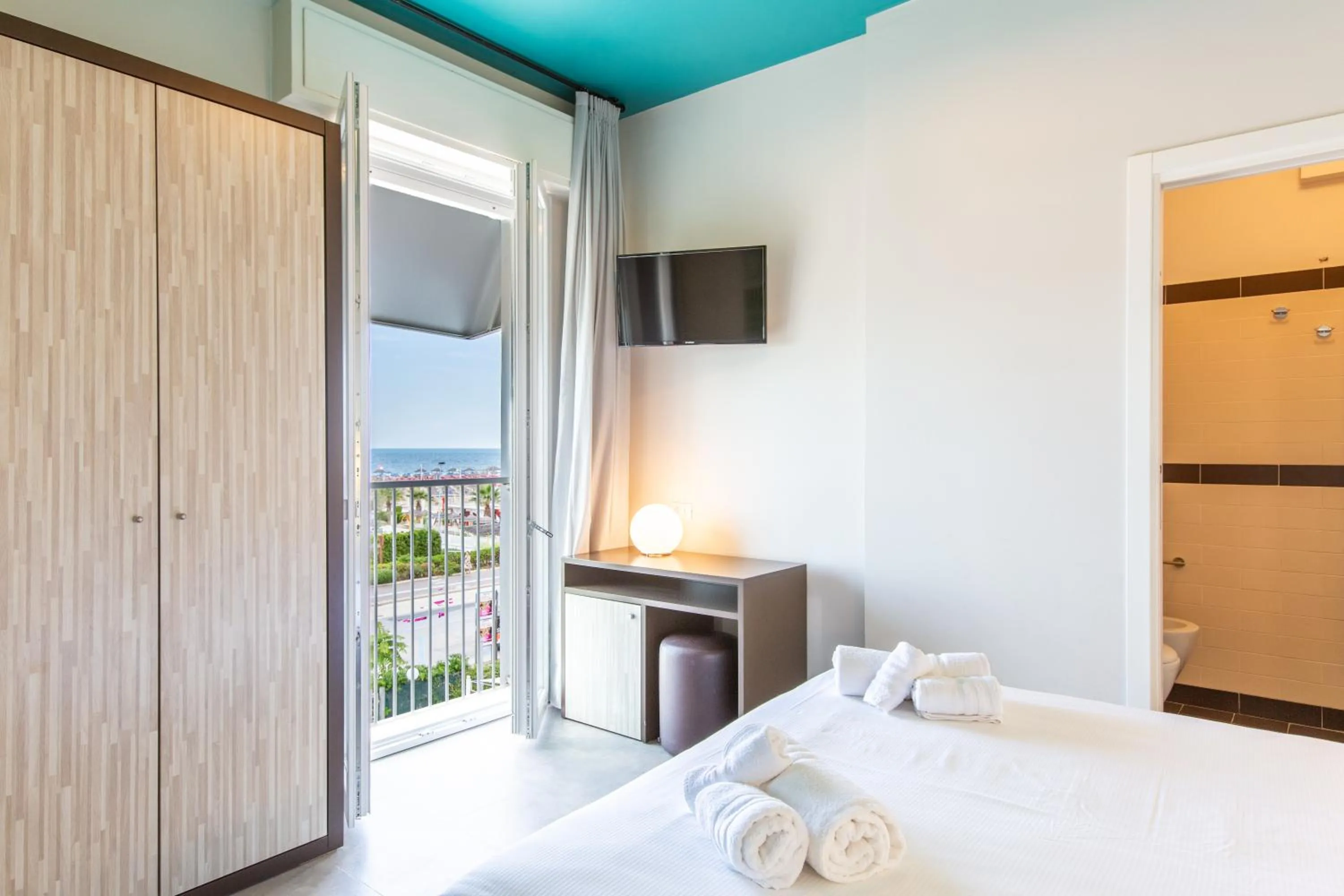 Bed in Hotel Belvedere Rimini