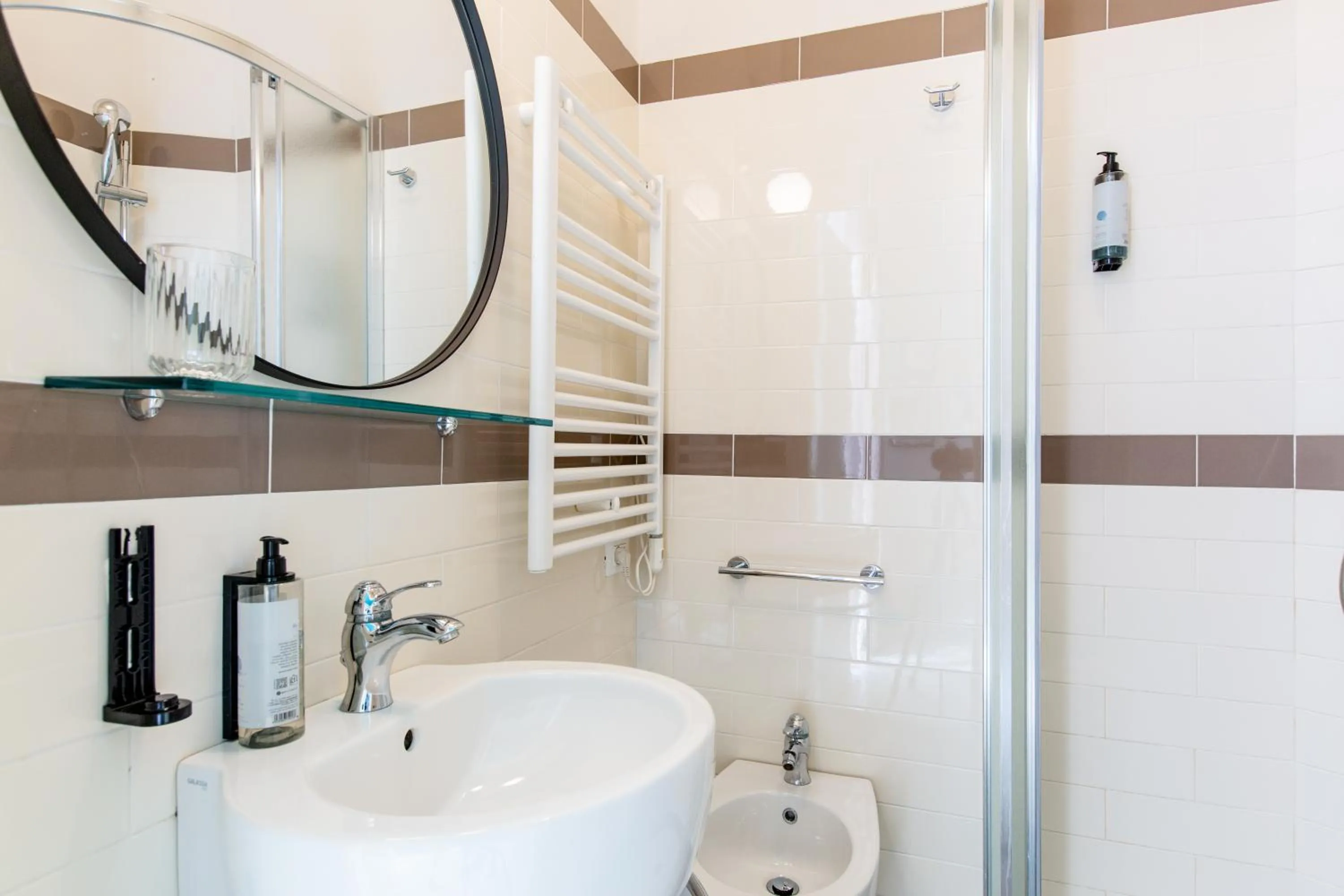 Shower in Hotel Belvedere Rimini