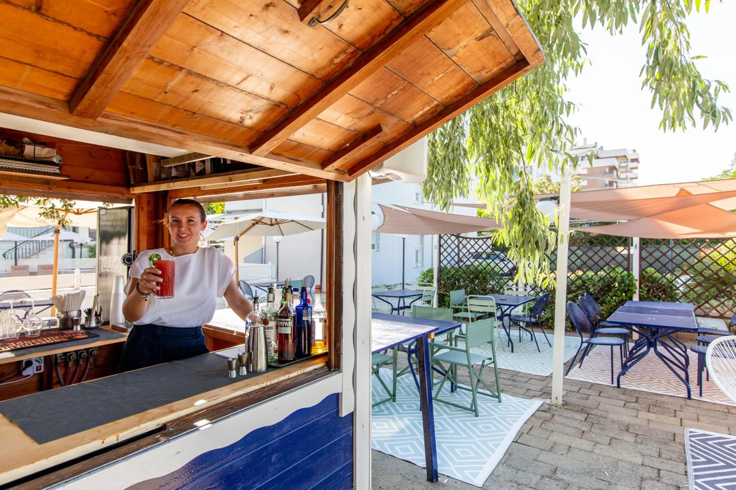 Garden in Hotel Belvedere Rimini