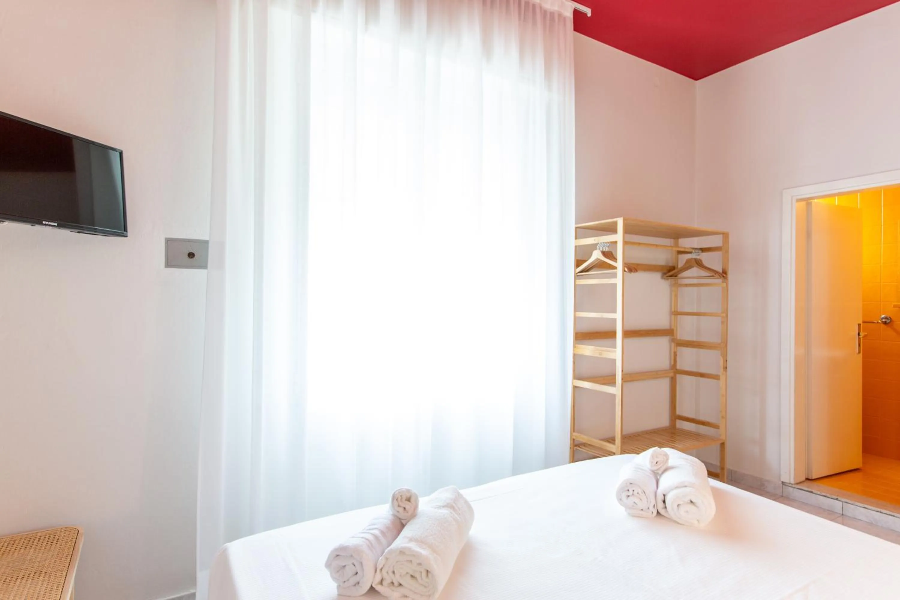 Bedroom, Bed in Hotel Belvedere Rimini