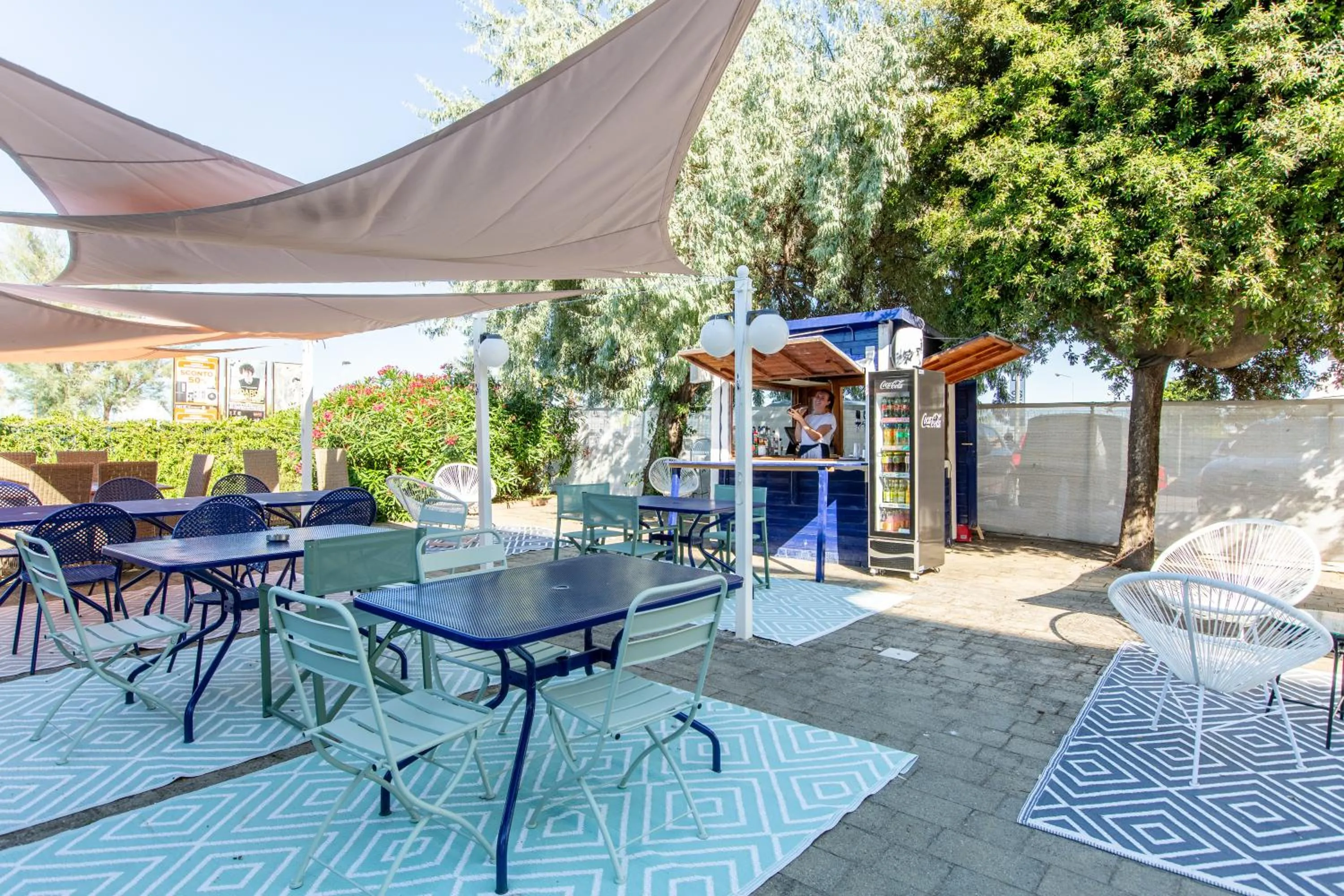 Garden in Hotel Belvedere Rimini