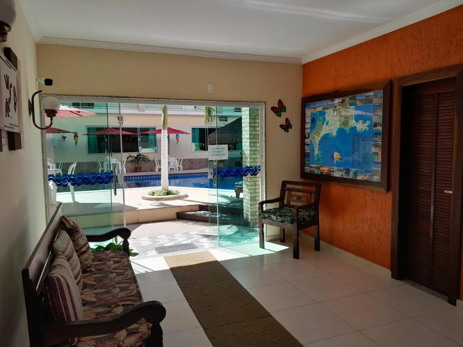 Bed in Pousada Palmares