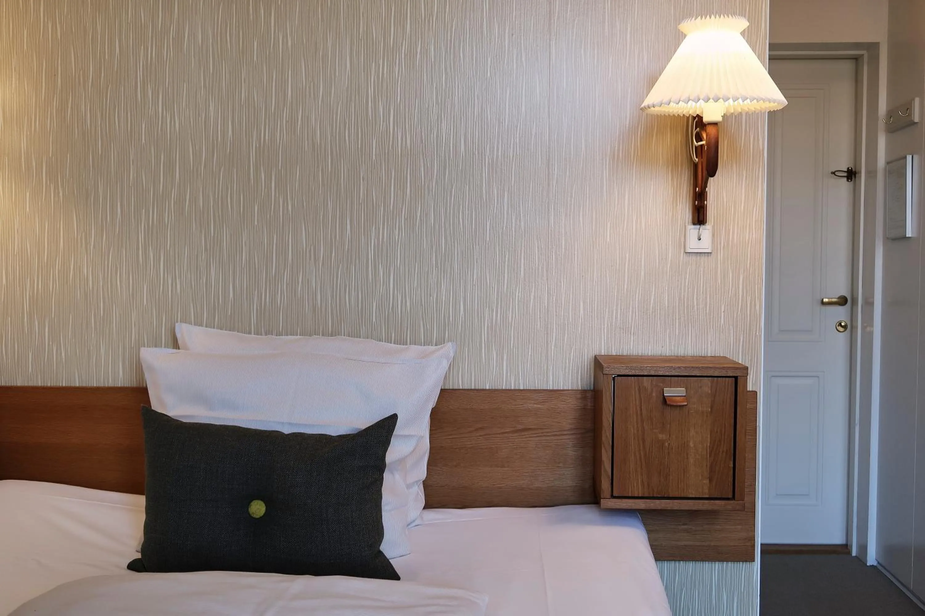 Bed in Hotel Alexandra