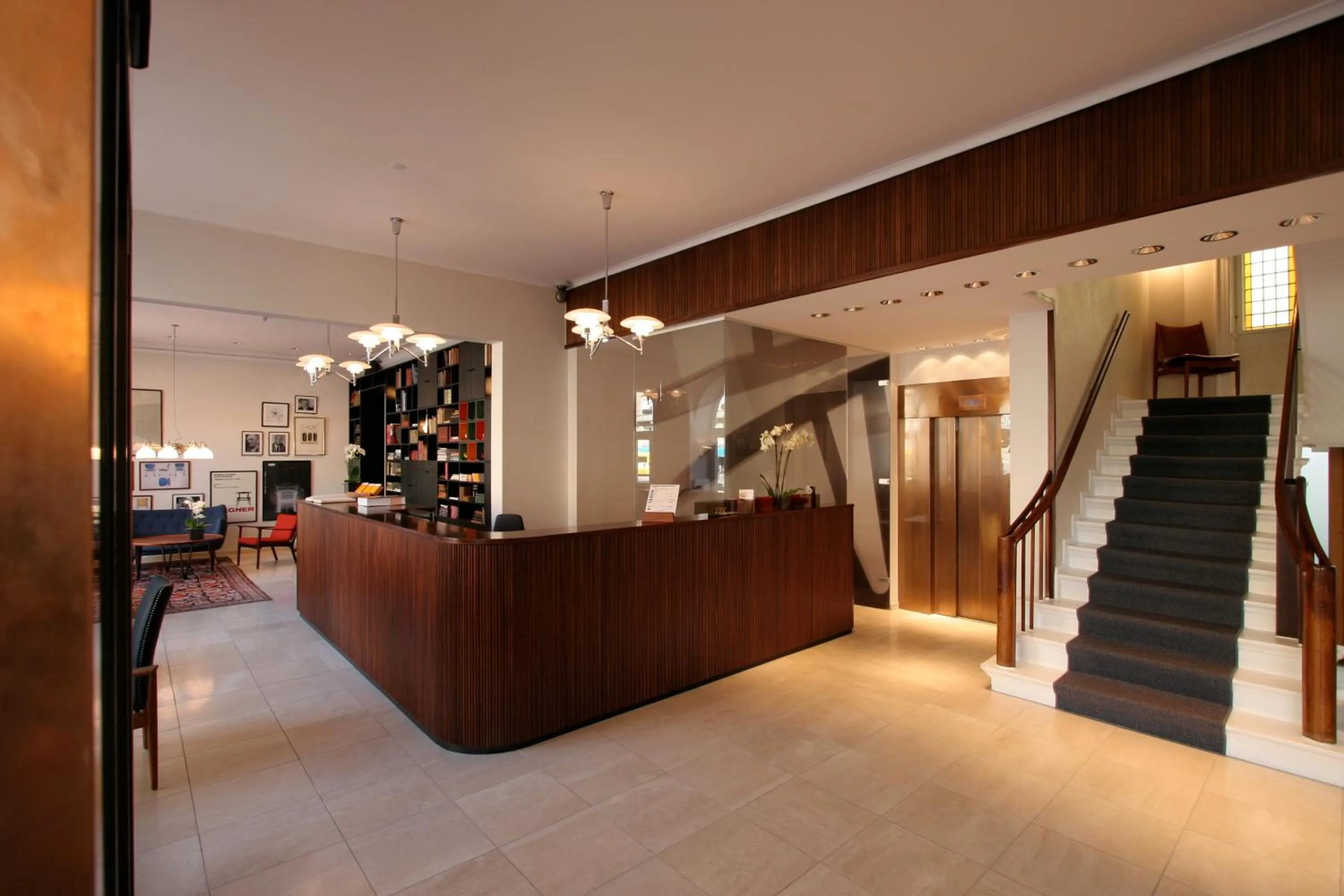 Lobby or reception in Hotel Alexandra