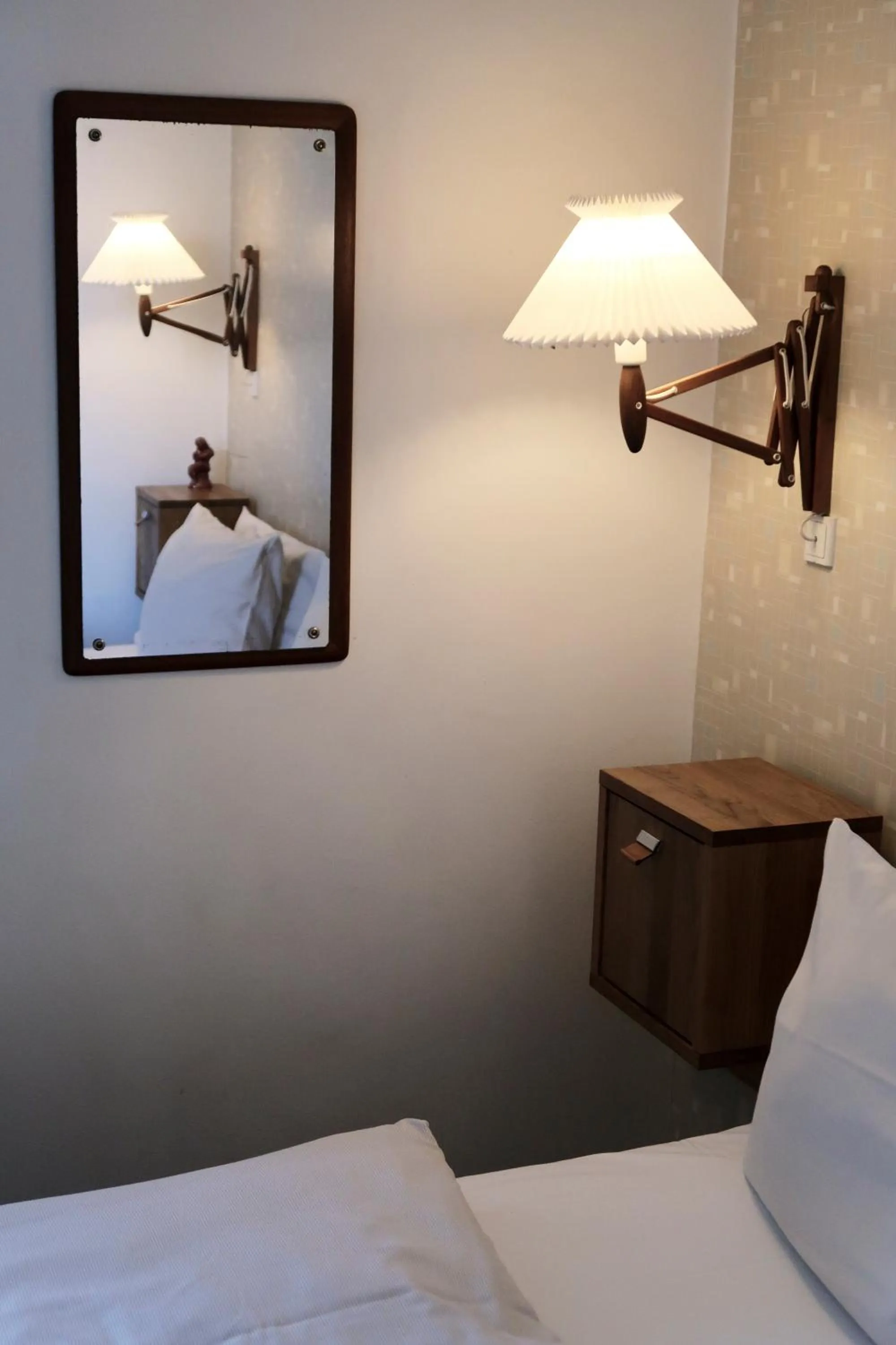 Bed in Hotel Alexandra