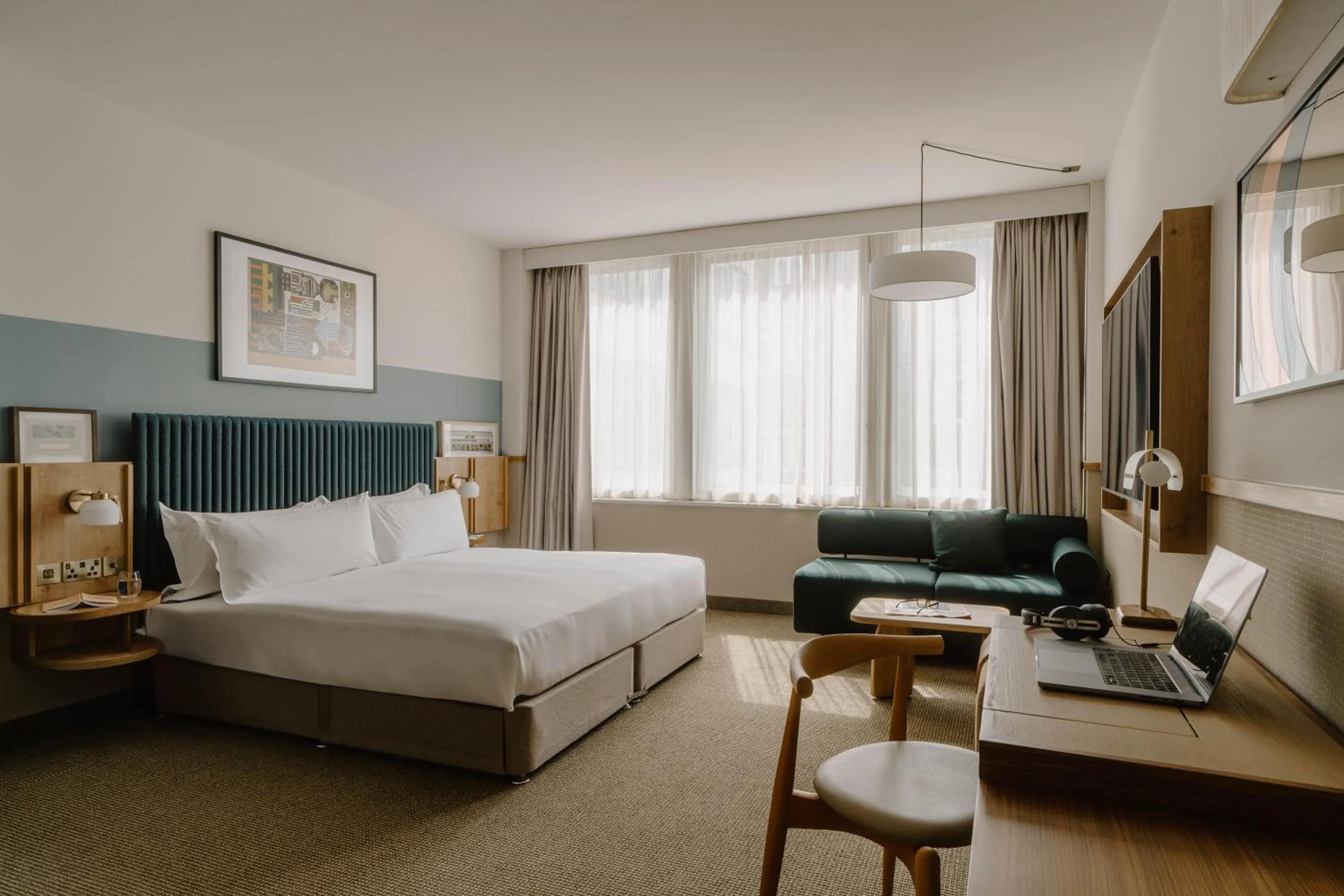 Bed in Club Quarters Hotel St Paul's, London