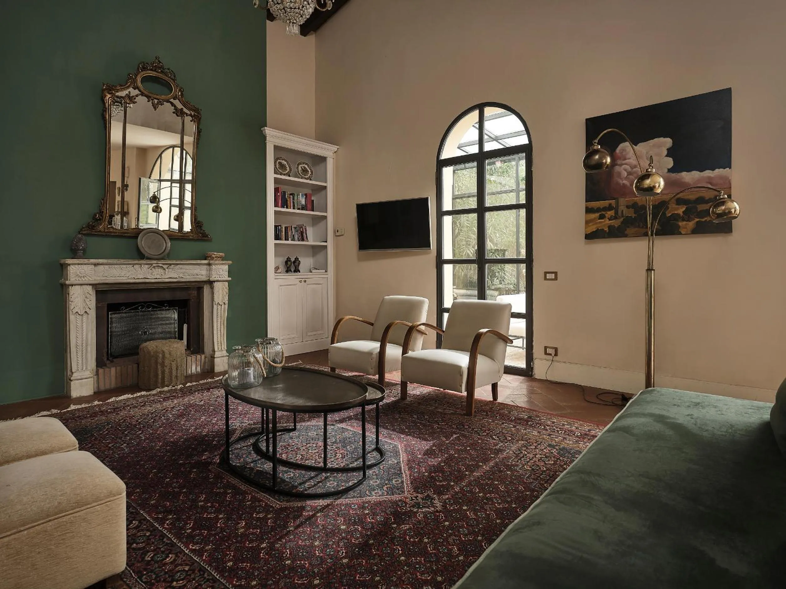 Communal lounge/ TV room in Agriturismo Castello Santa Margherita