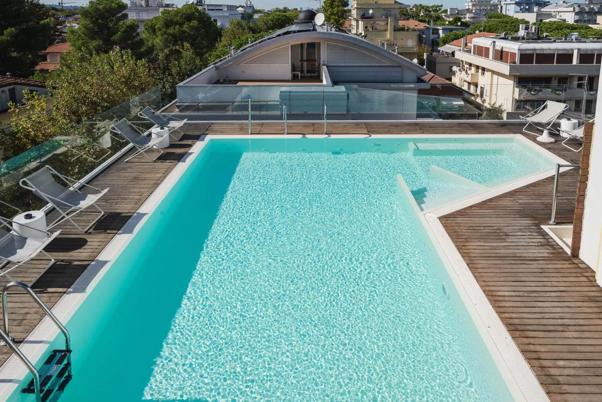 Pool view in Dan Hotel