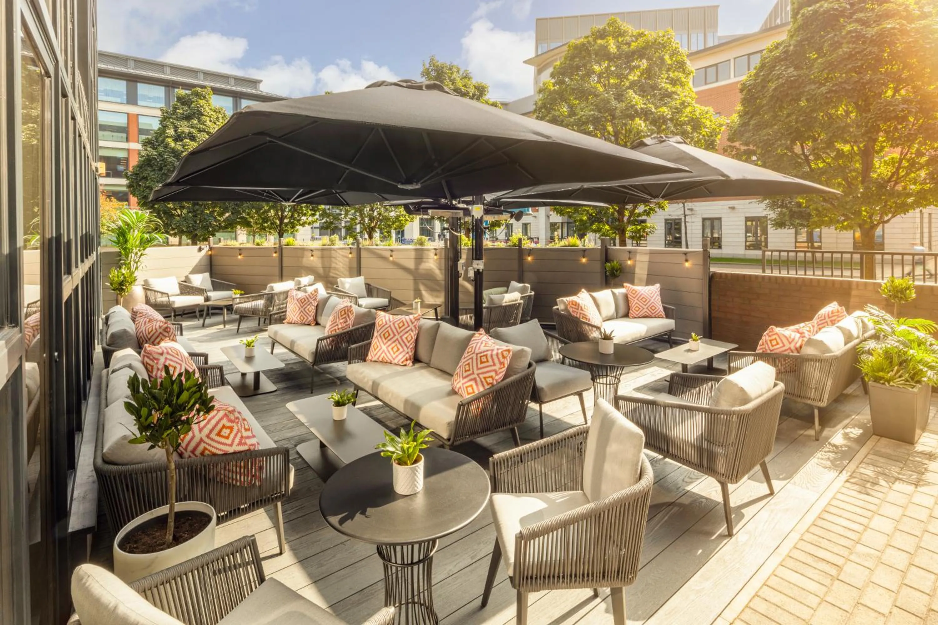 Balcony/Terrace in Crowne Plaza Leeds by IHG