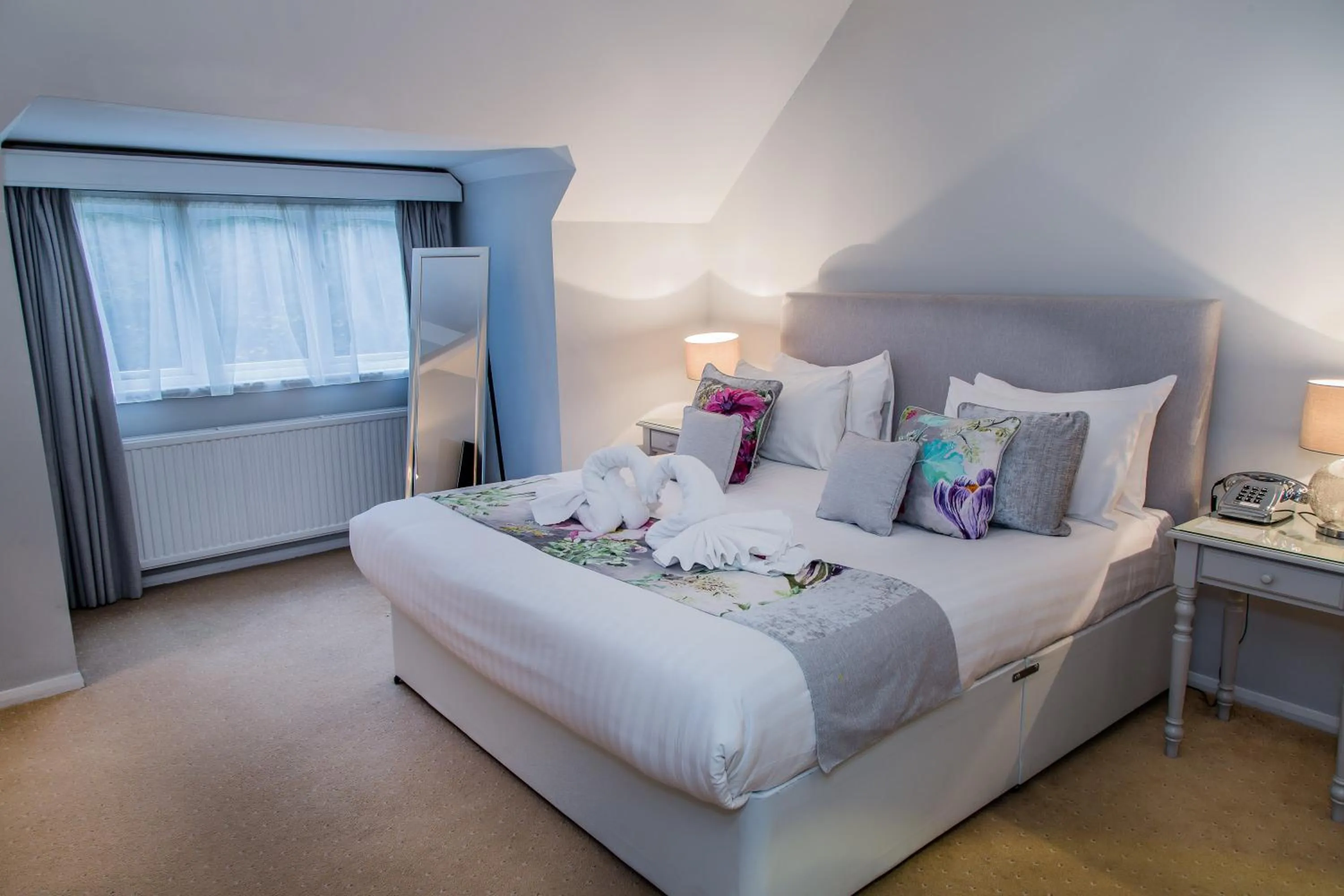 Bedroom, Bed in The Casa Hotel and Marco Pierre White Restaurant - Camberley West