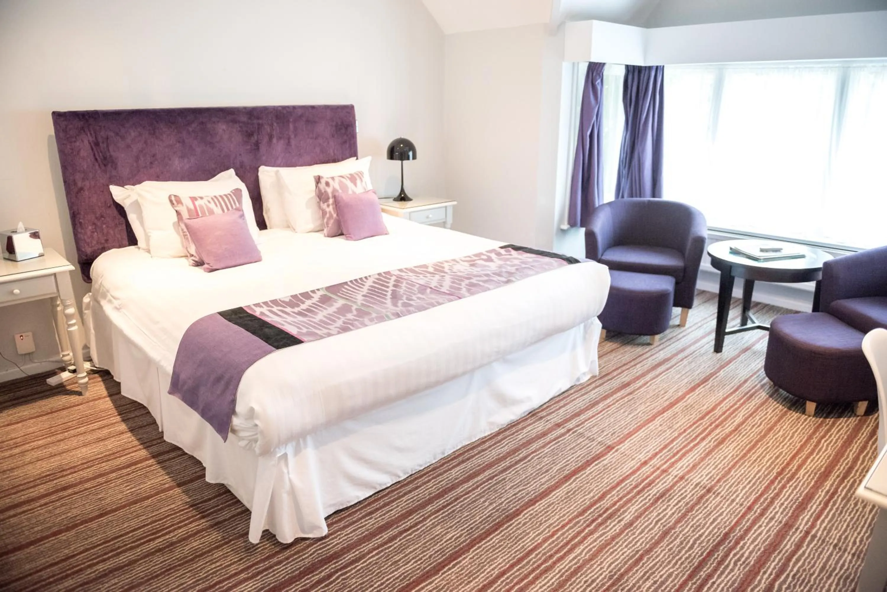 Bedroom, Bed in The Casa Hotel and Marco Pierre White Restaurant - Camberley West