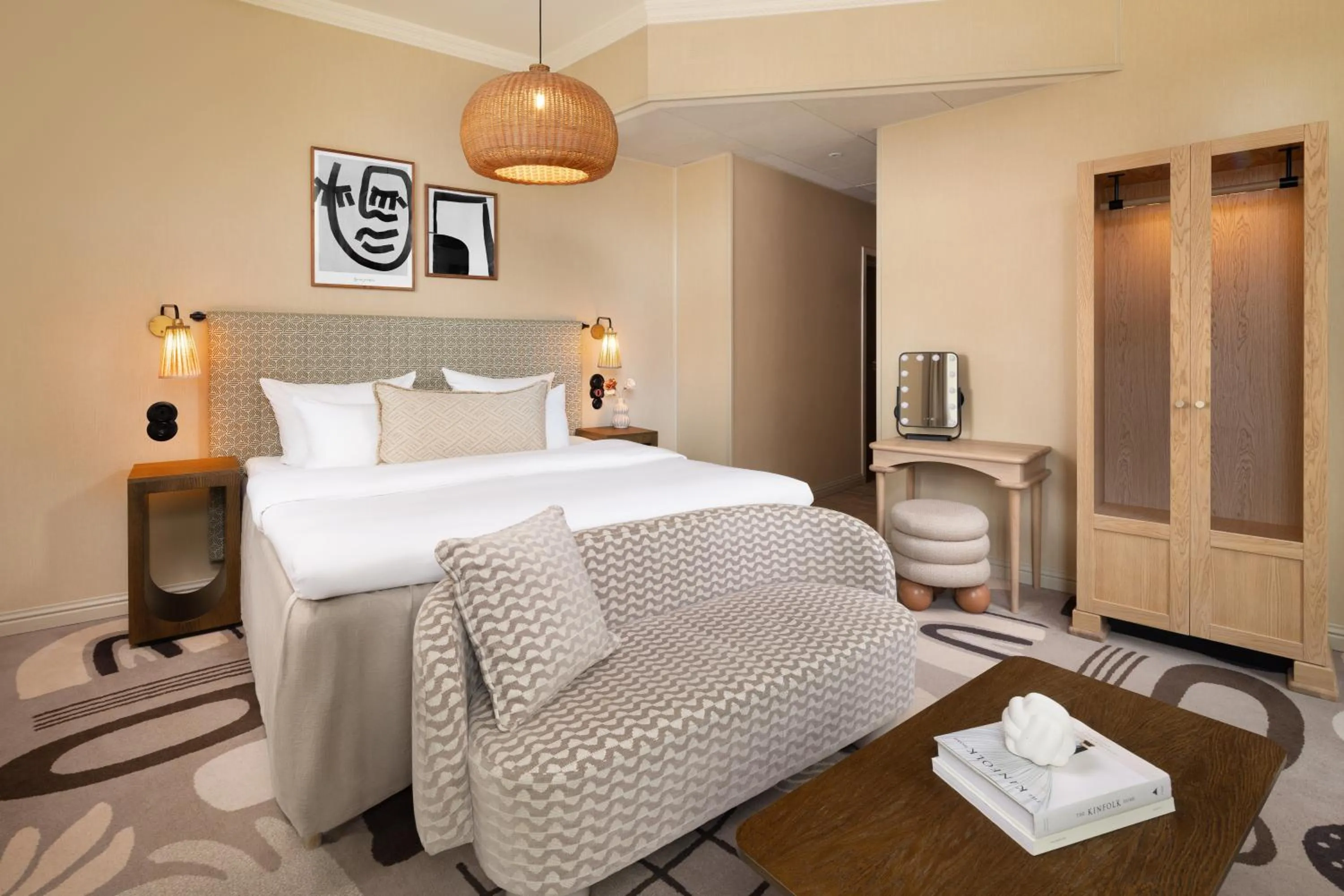 Bed in NH Copenhagen Grand Joanne