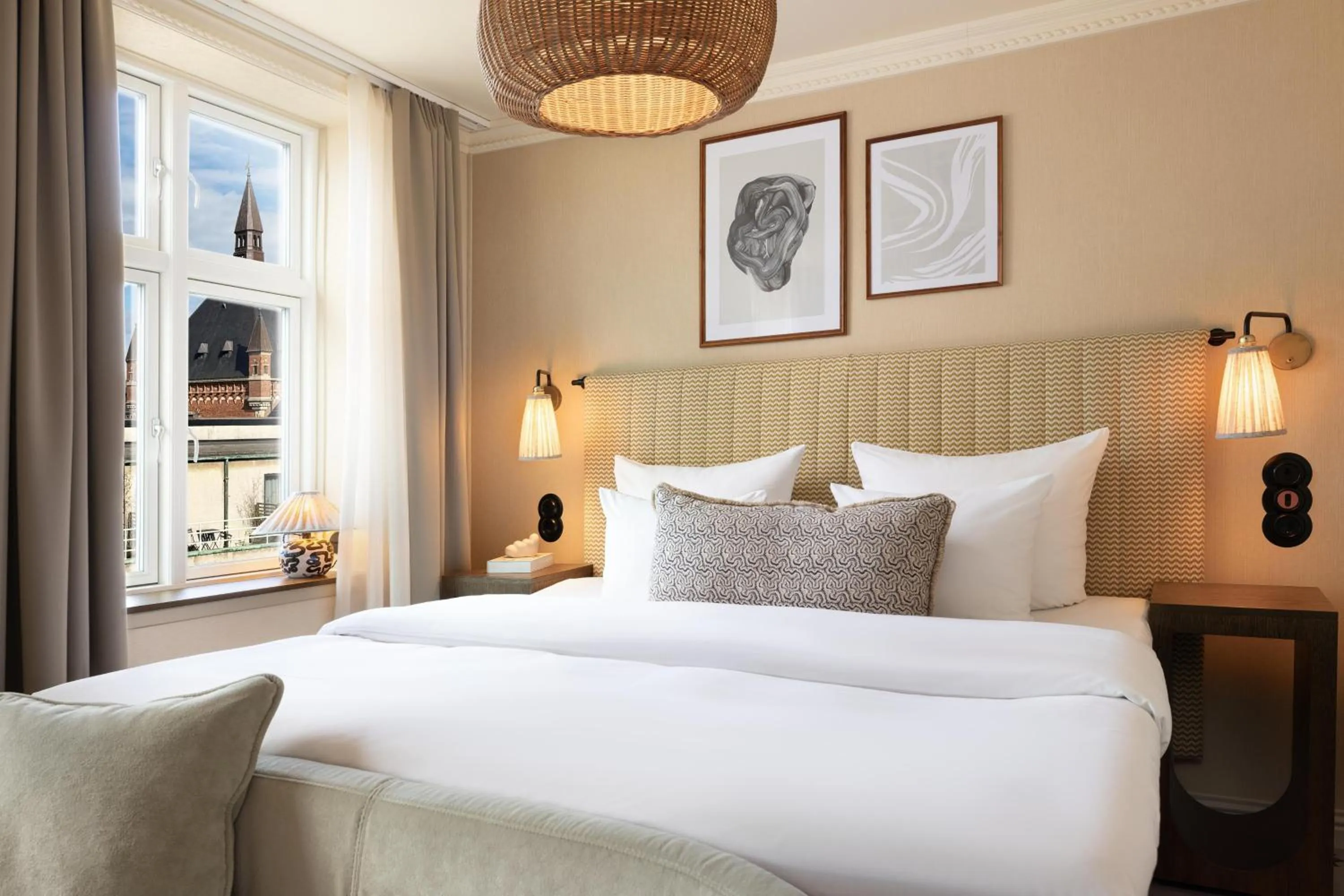 Bedroom, Bed in NH Copenhagen Grand Joanne