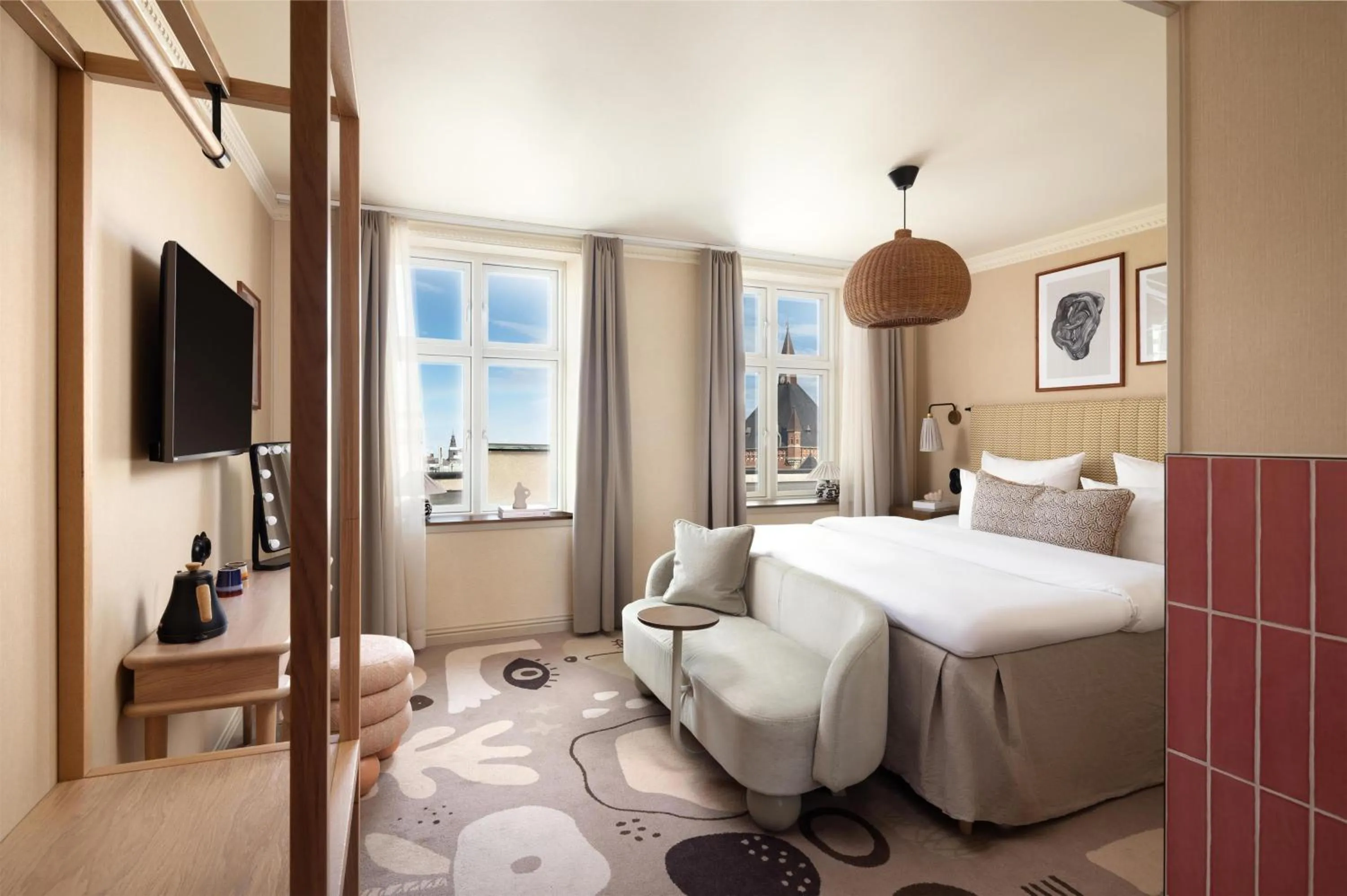 Bedroom, Bed in NH Copenhagen Grand Joanne