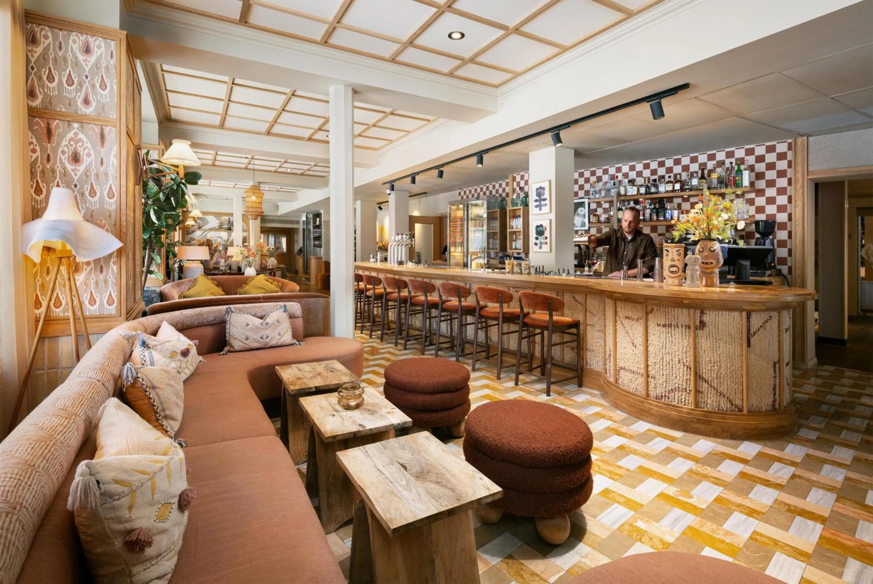 Lounge or bar in NH Copenhagen Grand Joanne