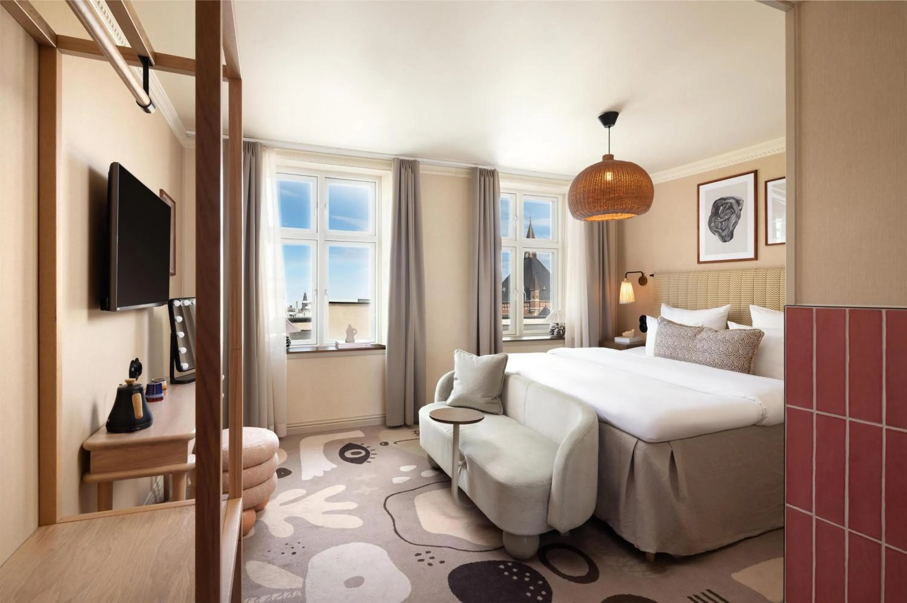 Bedroom, Bed in NH Copenhagen Grand Joanne