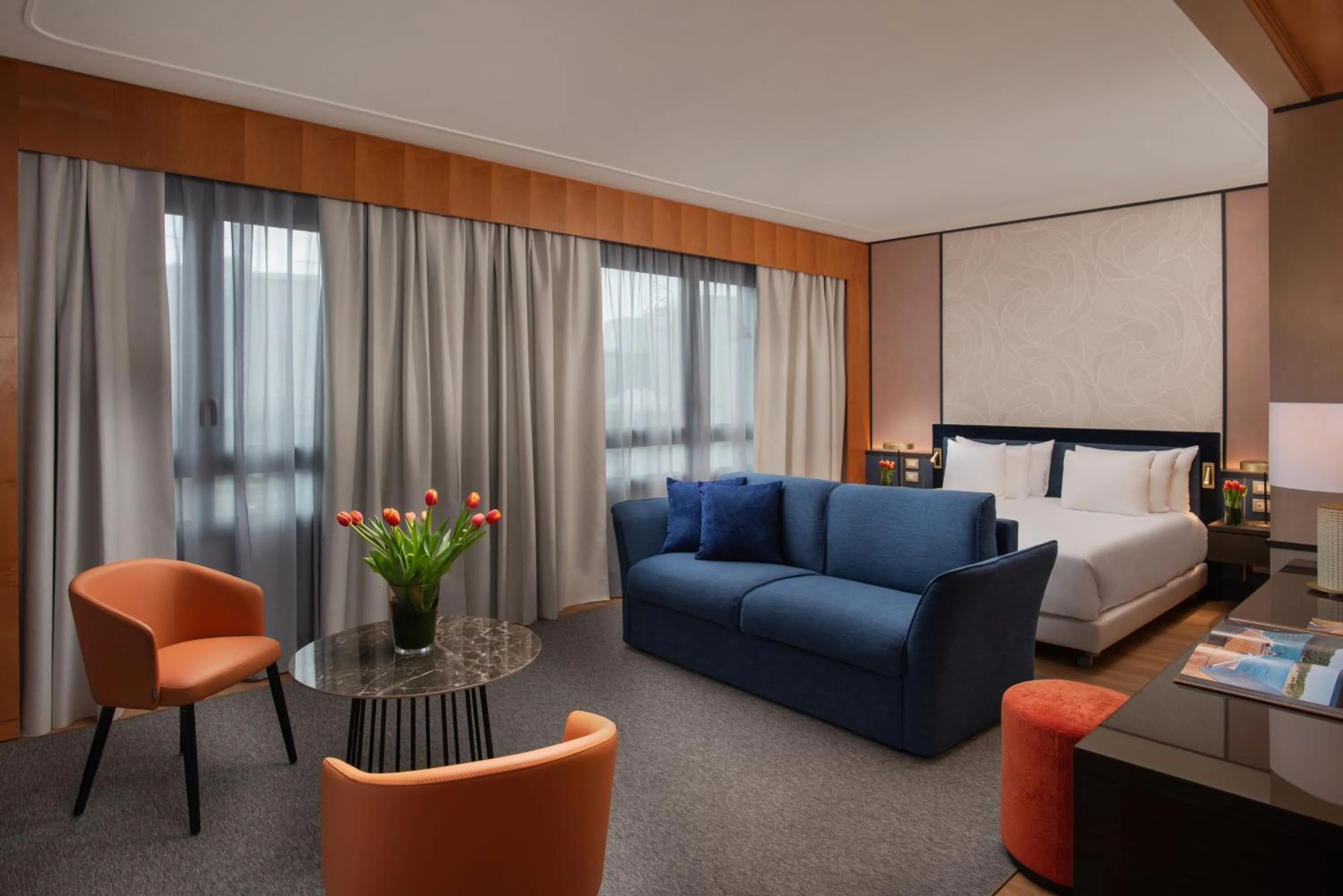 Bed in NH Copenhagen Grand Joanne