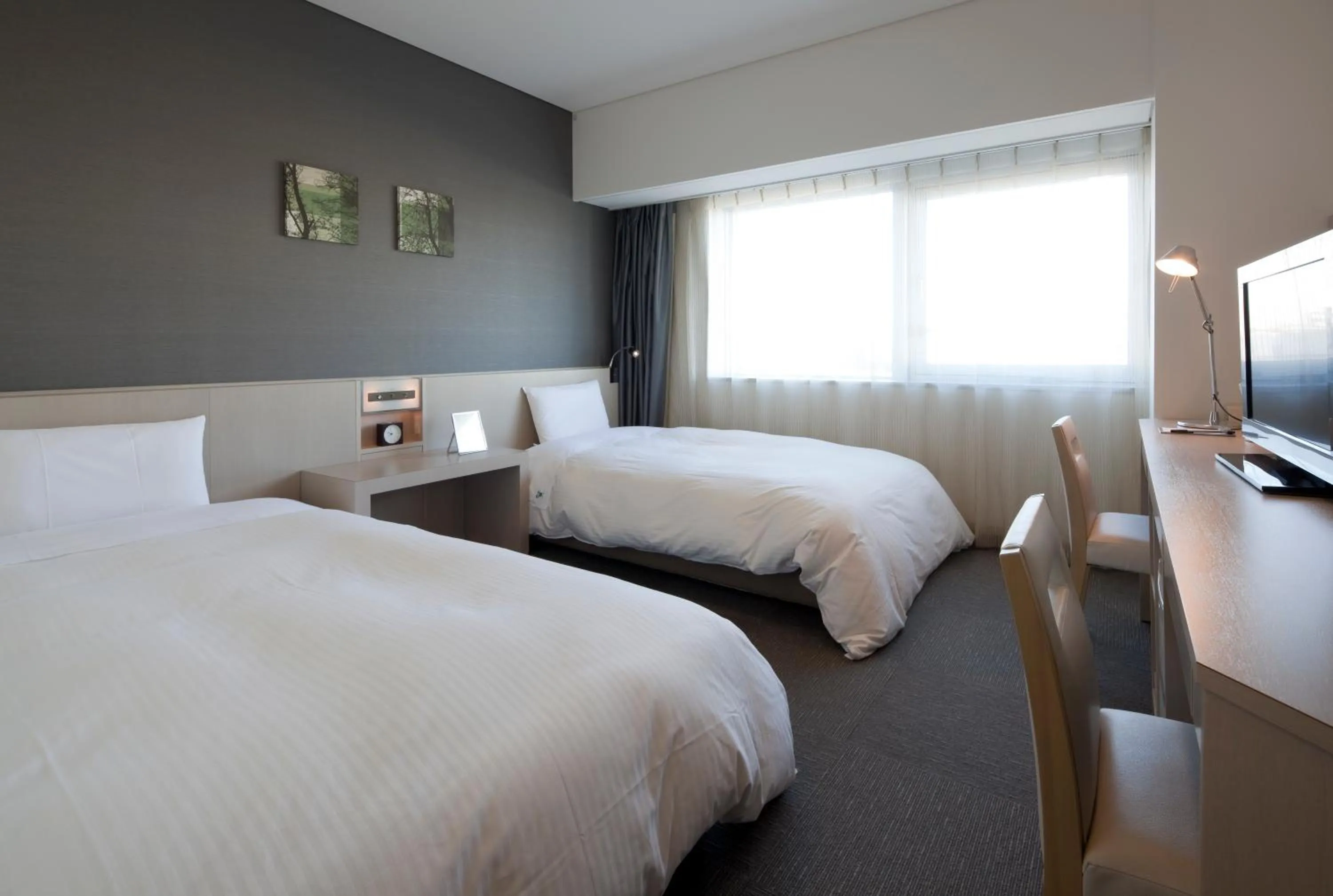 Photo of the whole room, Bed in X wave Funabashi