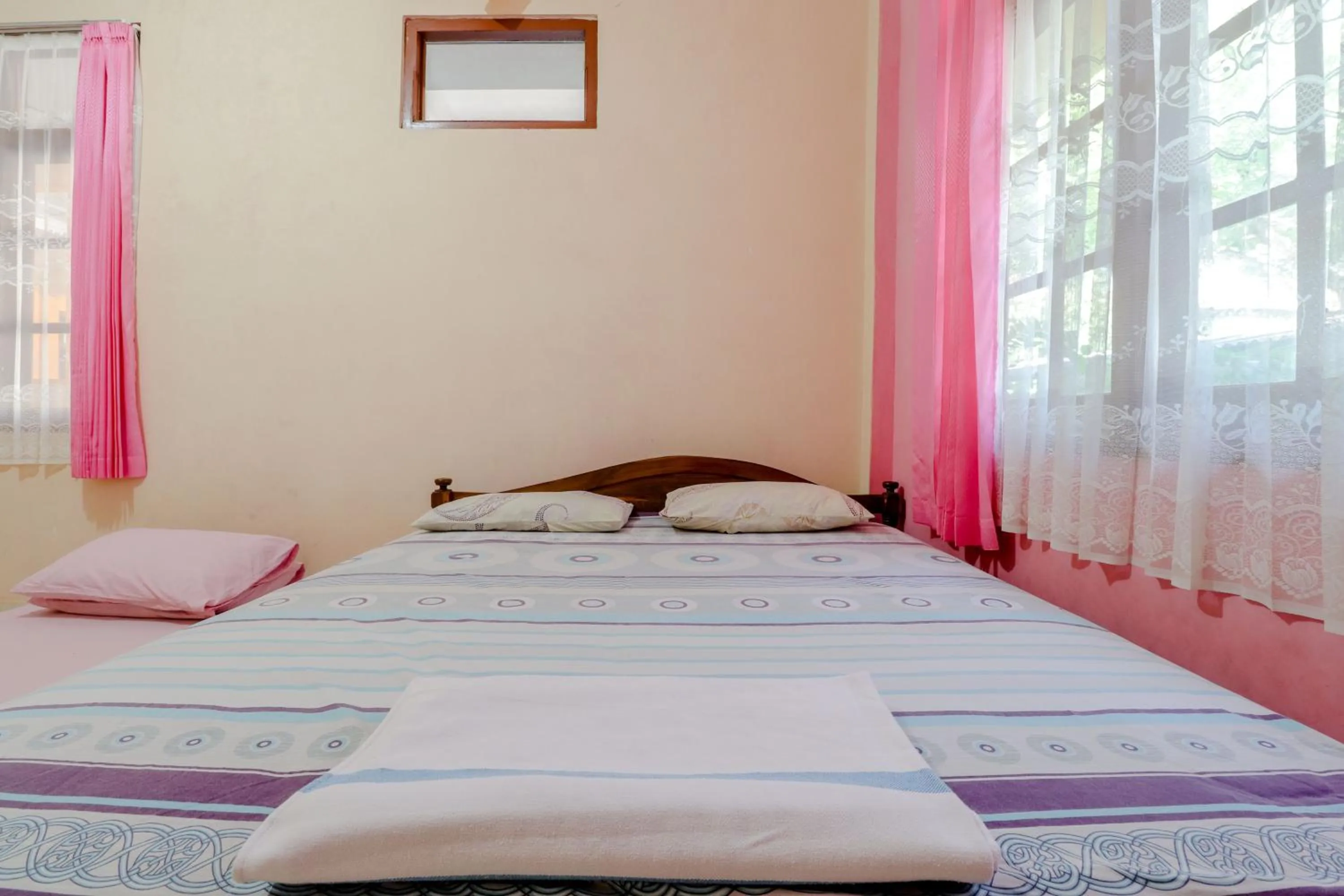 Bed in Hotel Kukup Indah