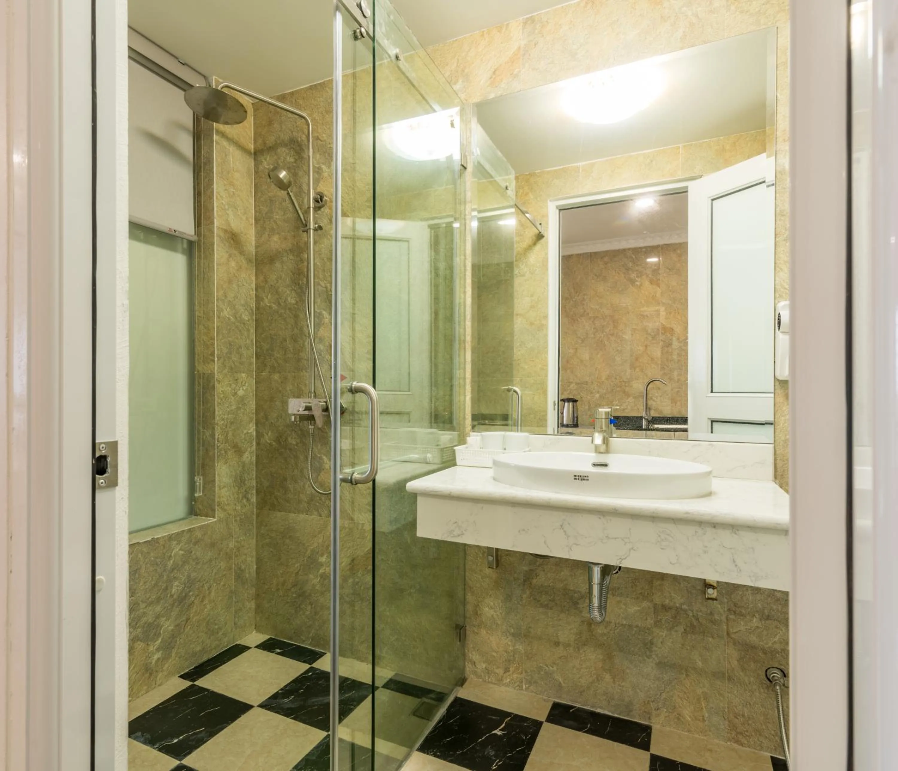 On site in Tan An Palace