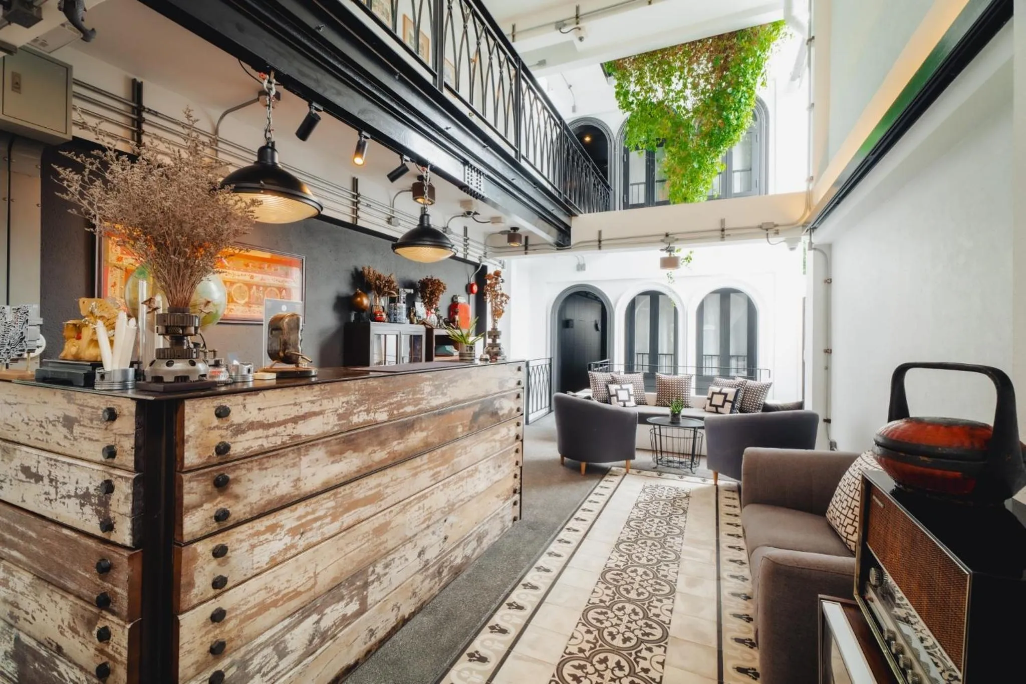 Lobby or reception in Xinlor House - Phuket Old Town