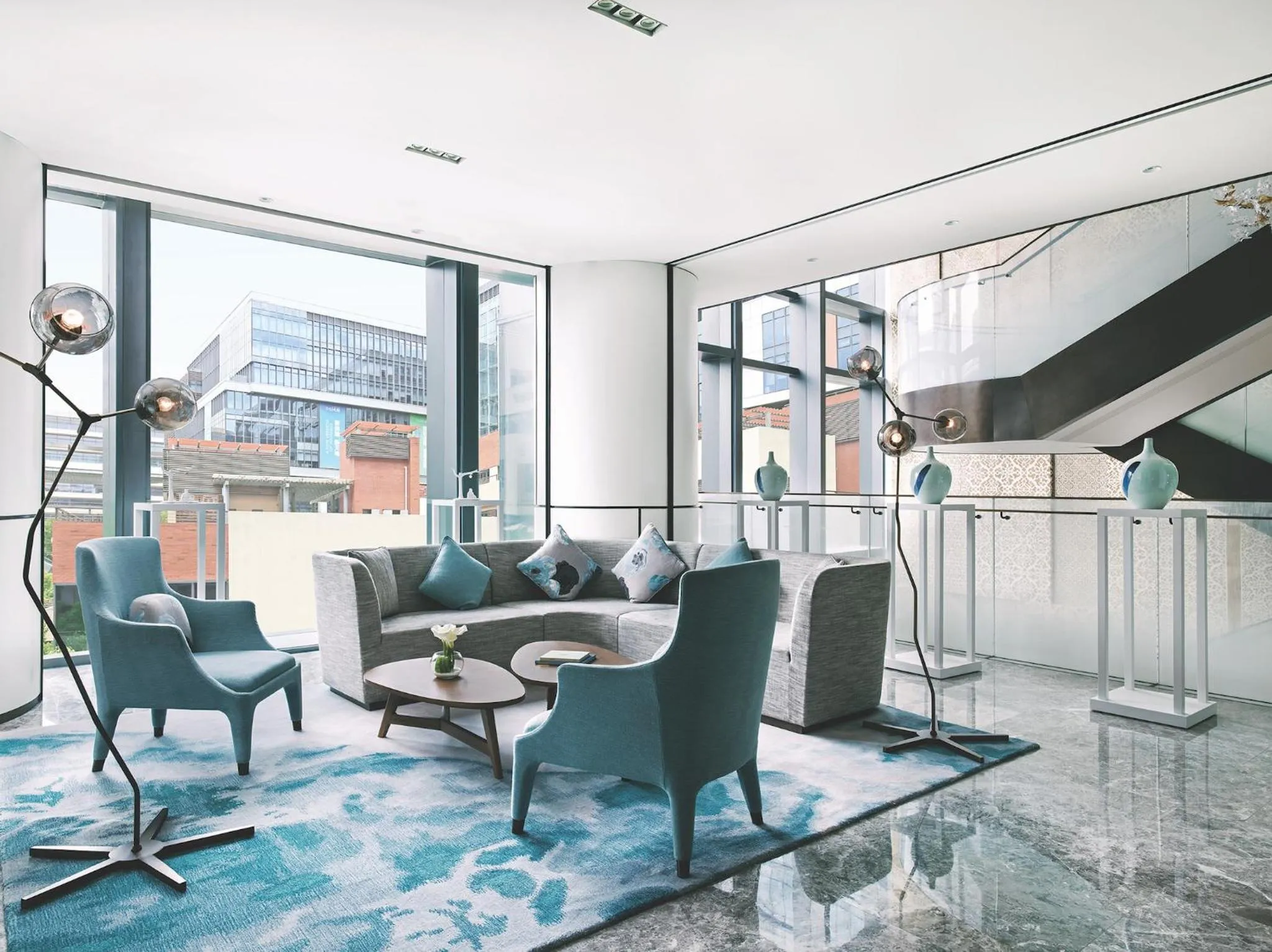 Lobby or reception in Cordis Shanghai Hongqiao (Langham Hospitality Group)