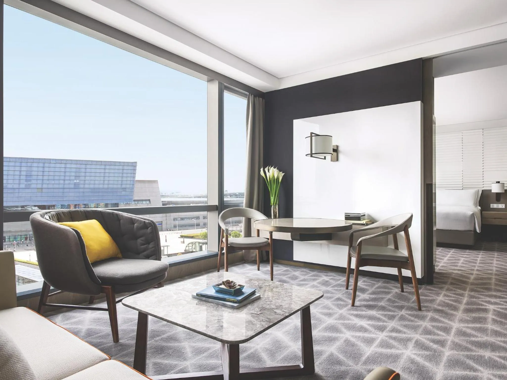 Living room in Cordis Shanghai Hongqiao (Langham Hospitality Group)