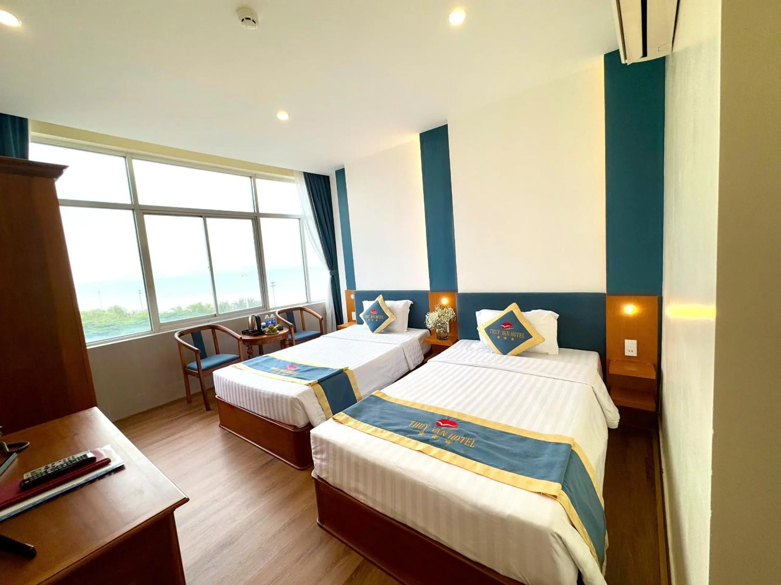 Bed in Thuy Van Hotel