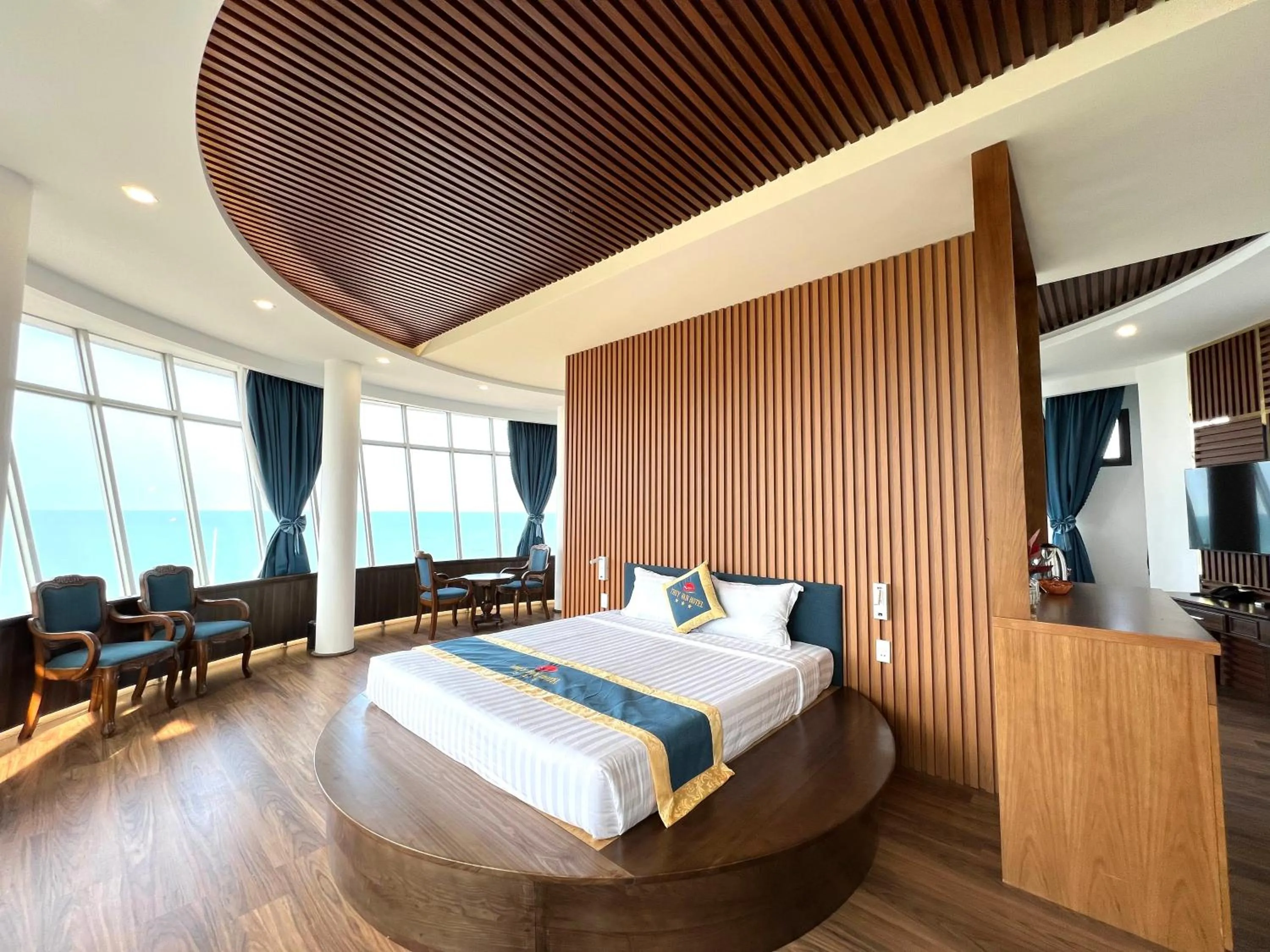 Bed in Thuy Van Hotel