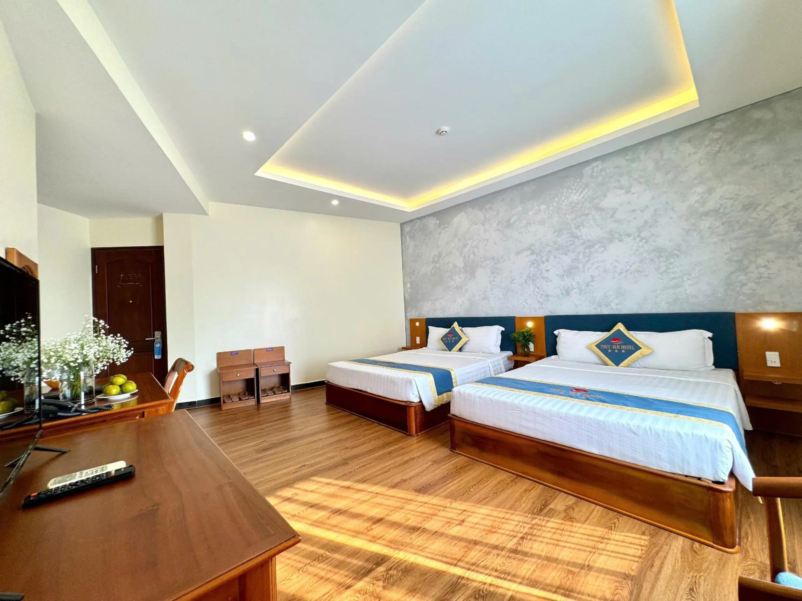 Bed in Thuy Van Hotel