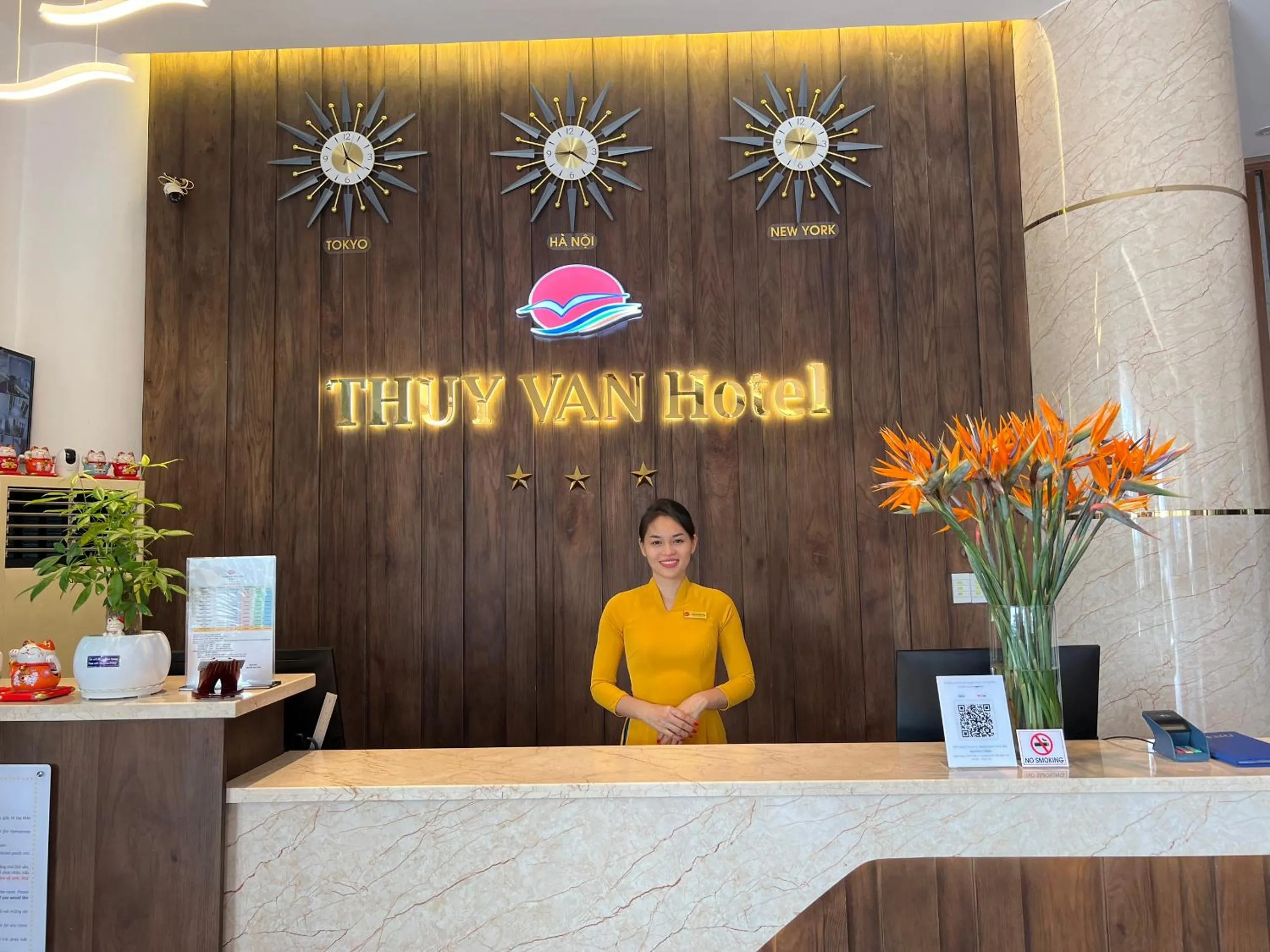 Lobby or reception in Thuy Van Hotel