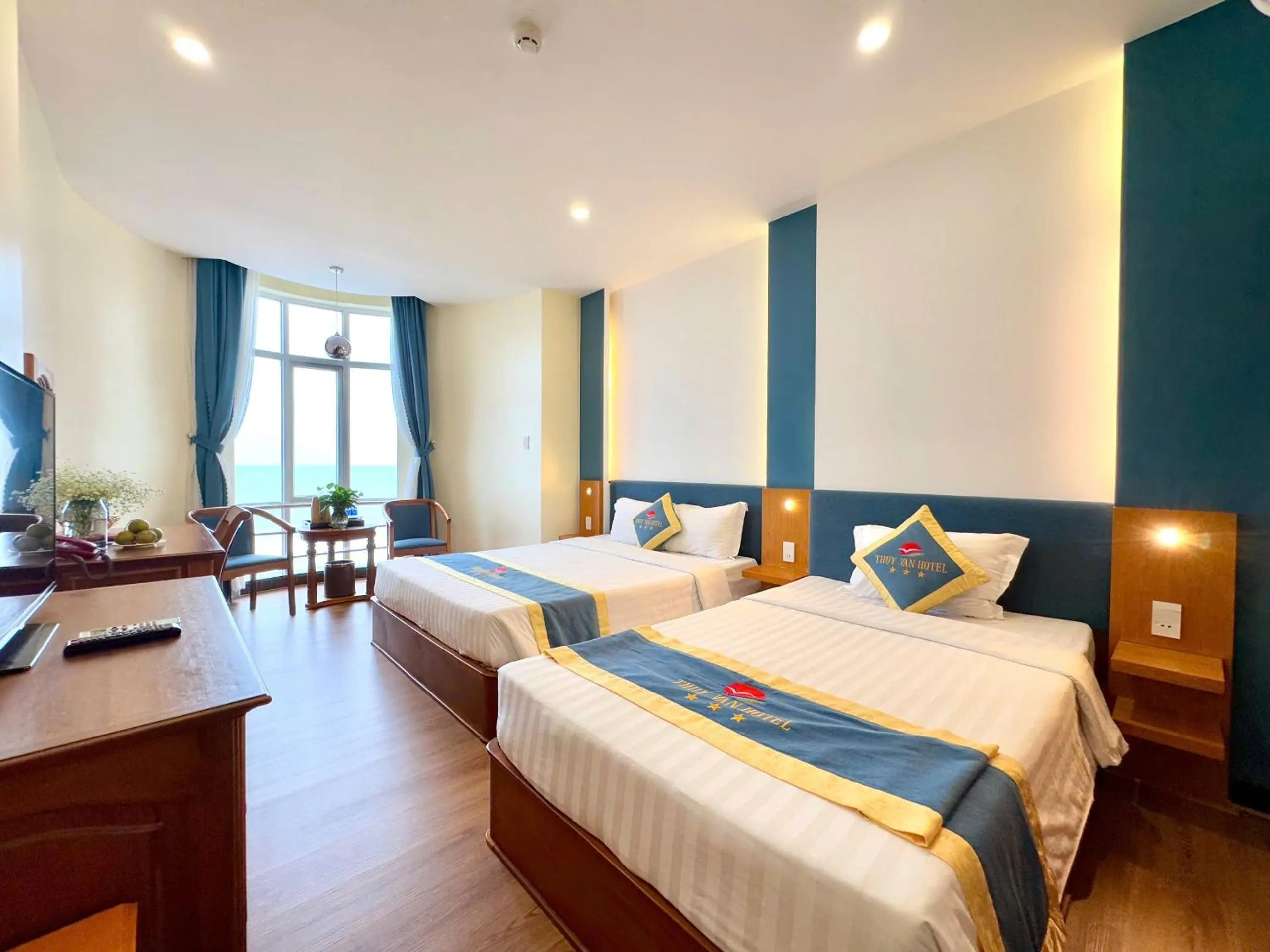 Bed in Thuy Van Hotel