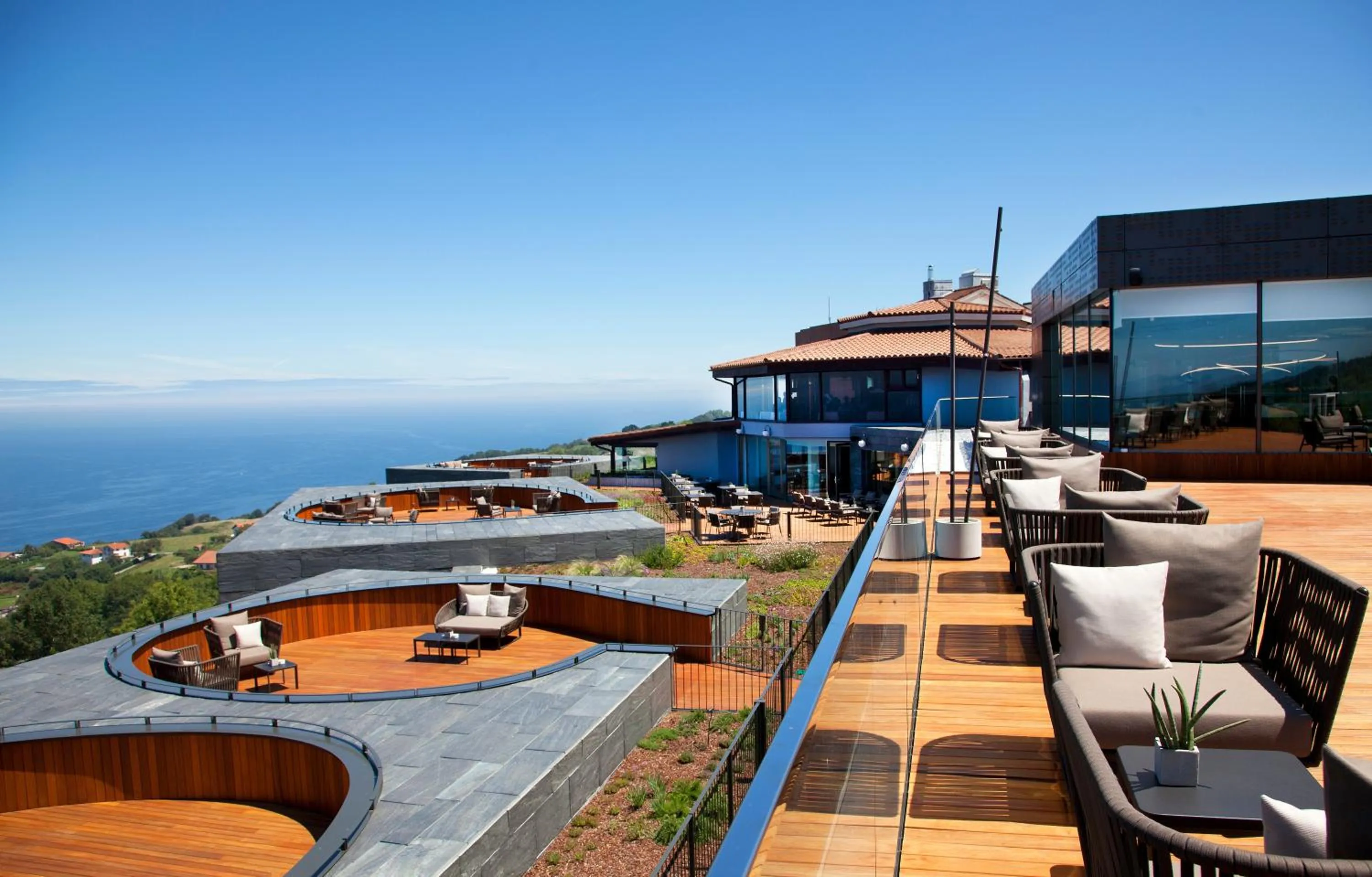 Lounge or bar in Akelarre - Relais & Châteaux