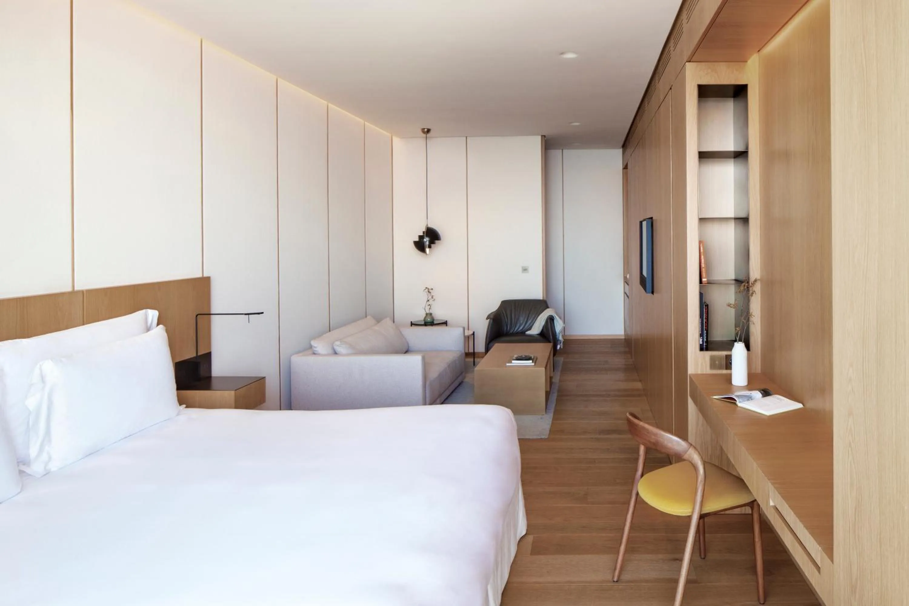 Bedroom, Bed in Akelarre - Relais & Châteaux