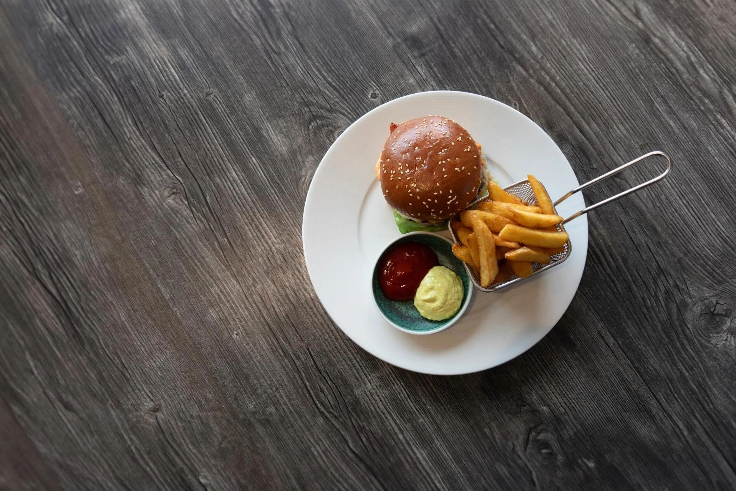 Food close-up in Helnan Marselis Hotel