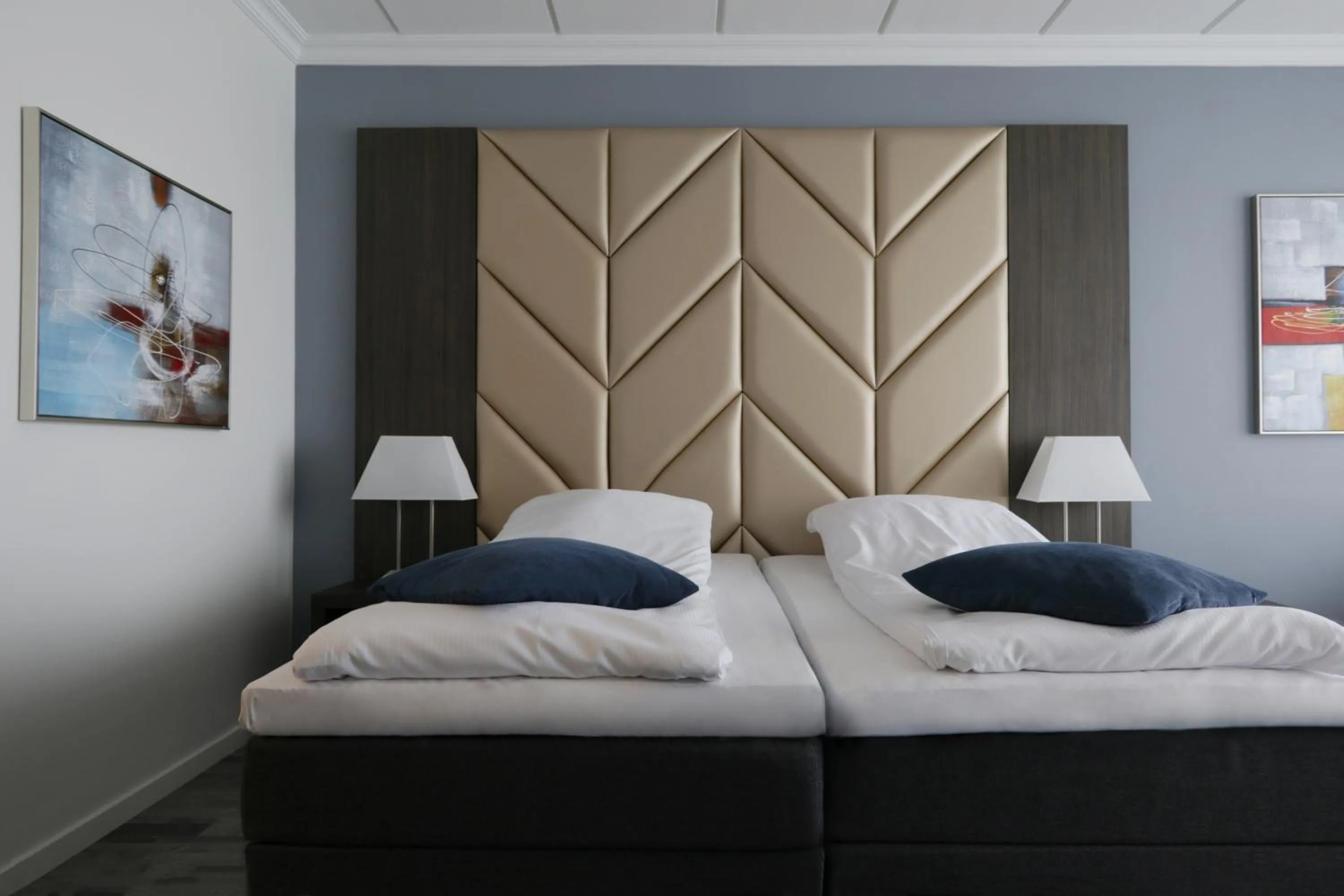 Bed in Helnan Marselis Hotel