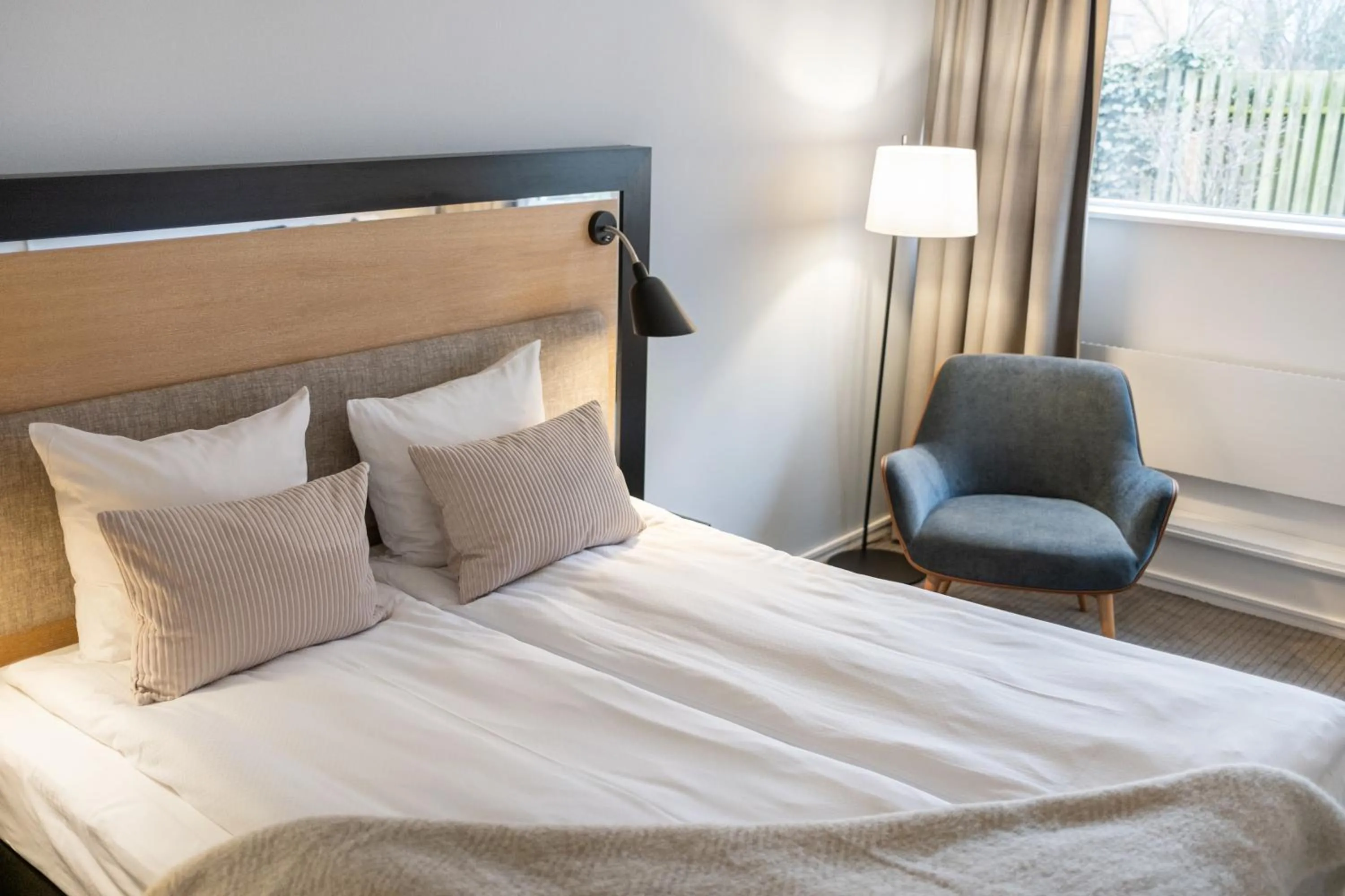 Bed in Gentofte Hotel