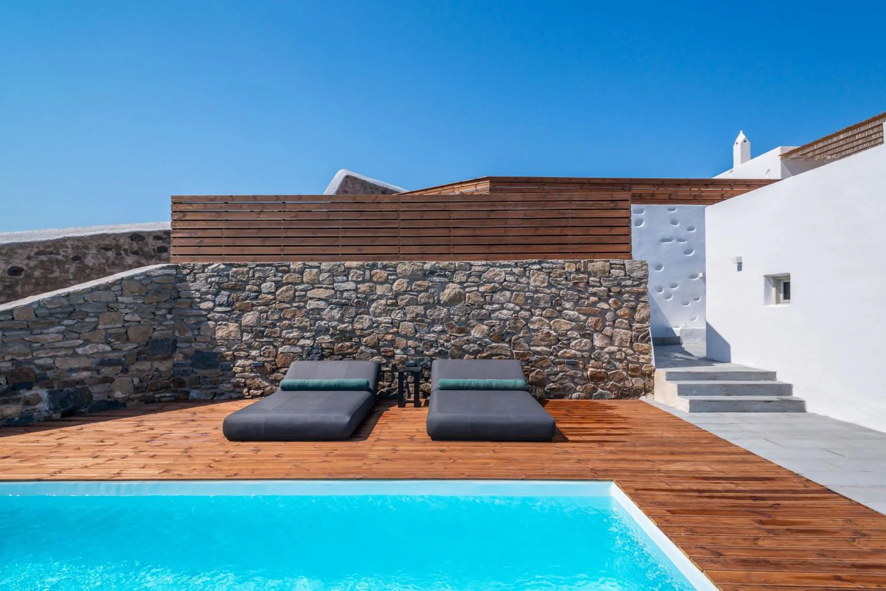 Swimming pool in Dreambox Mykonos Suites and Mini Villas