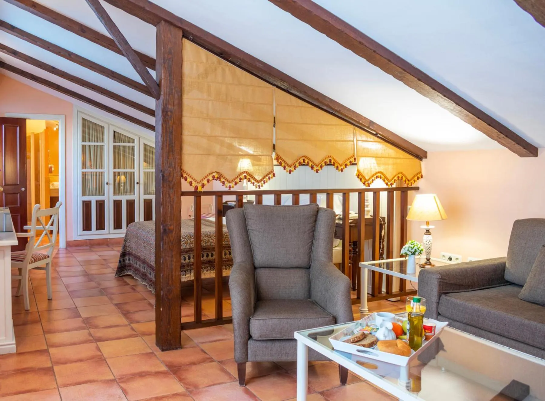 Seating area in Hotel Veracruz