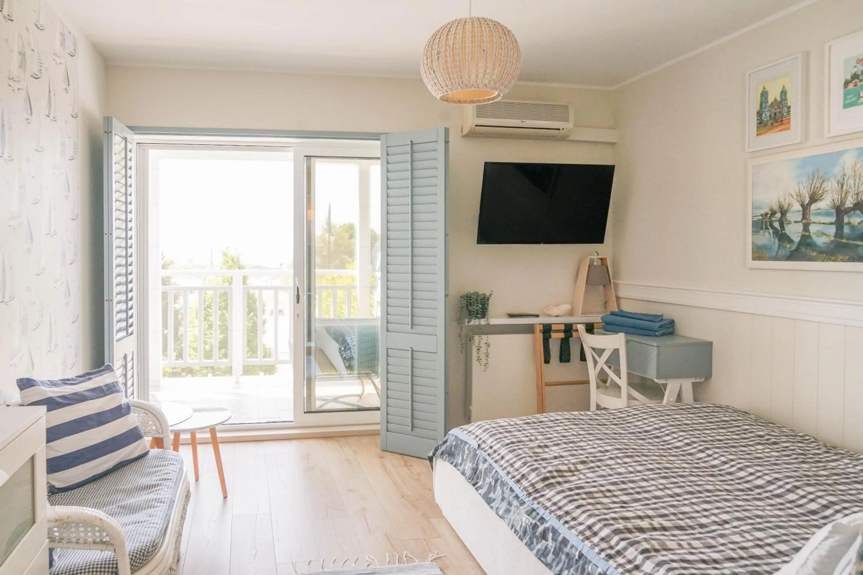 Bed in Villa Pastelowa